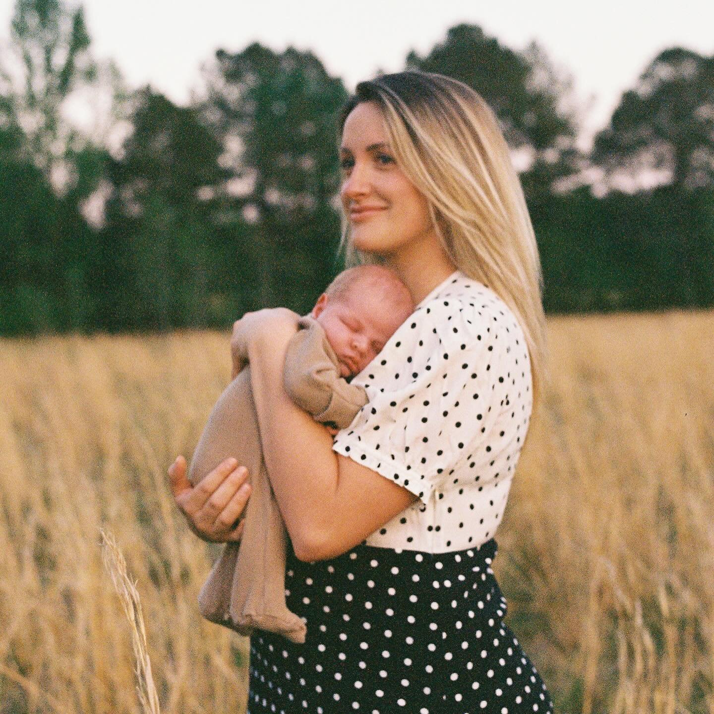 MY BOYS&hellip;

We took these impromptu film photos on Ryder&rsquo;s 16th day of life 🩵 it&rsquo;s nuts how much he&rsquo;s already changed since these were taken! 

He has since outgrown his newborn outfits. 

His favorite spot to sleep is on momm