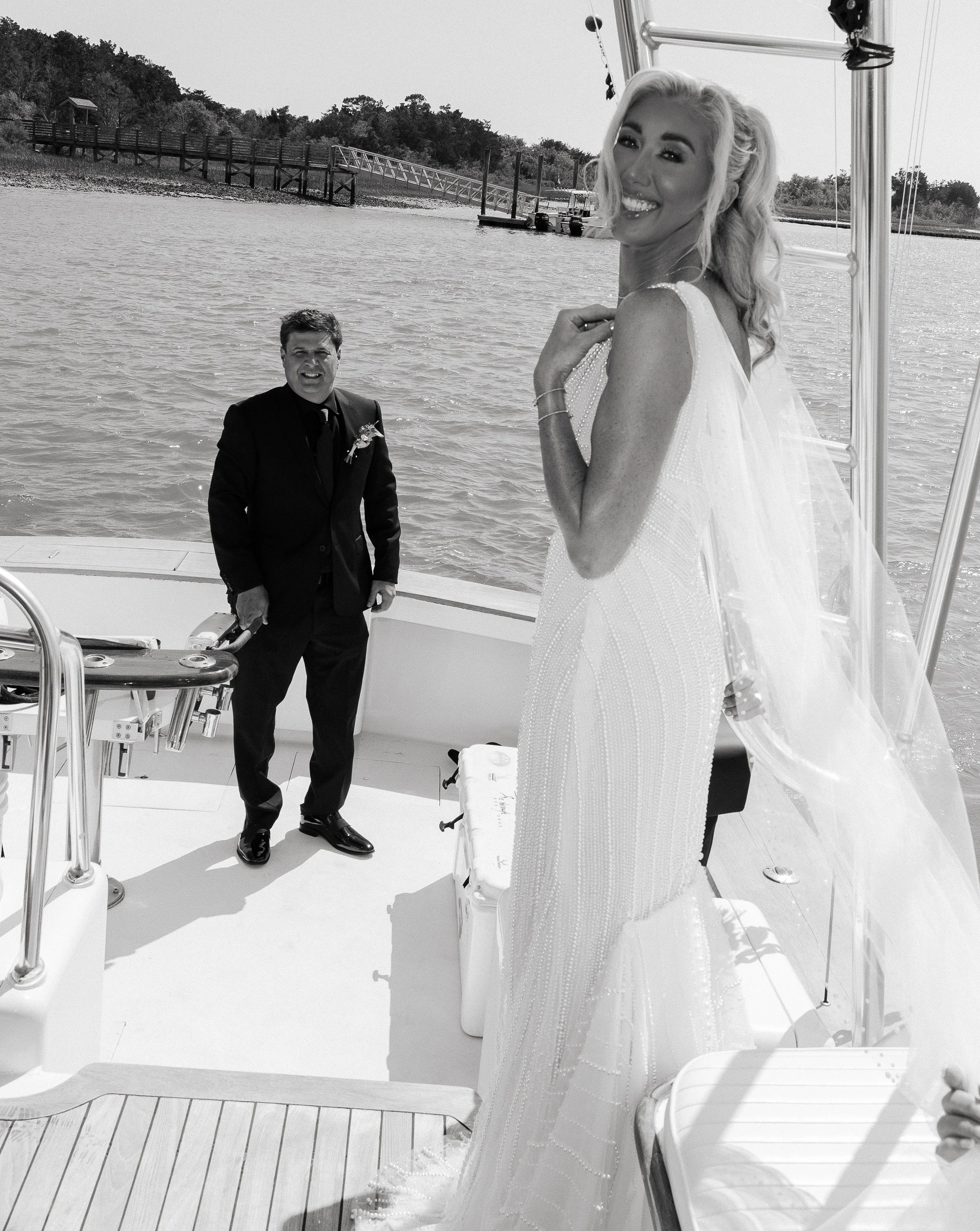 A love story best told at sea&hellip;

Eight years ago, they met during a billfish tournament and spent the week fishing aboard the same boat.

Their first date was essentially a week at sea together, so what better place to begin forever than on the