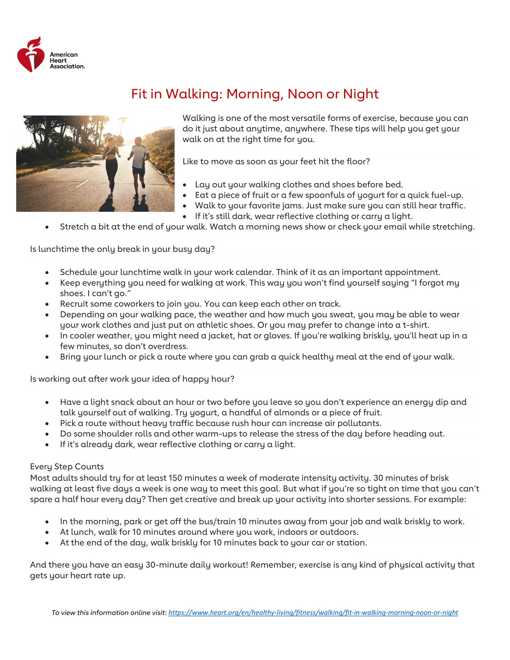 Healthy at Home from the American Heart Association — Healthier Jupiter