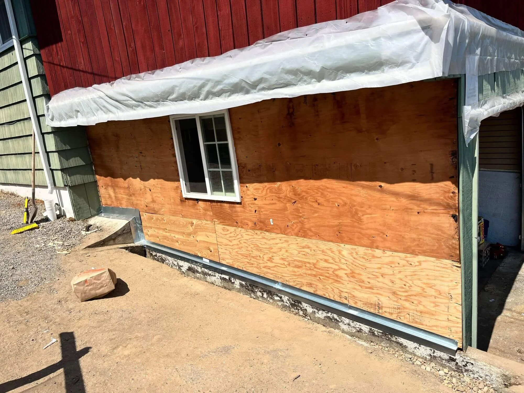 Exterior siding replacement project at a beautiful home in West Seattle that experienced water intrusion and drainage issues.