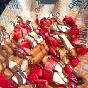   CHURRO STIX TRUCK    Churro Cone | Freshly made churro rolled in cinnamon and sugar  