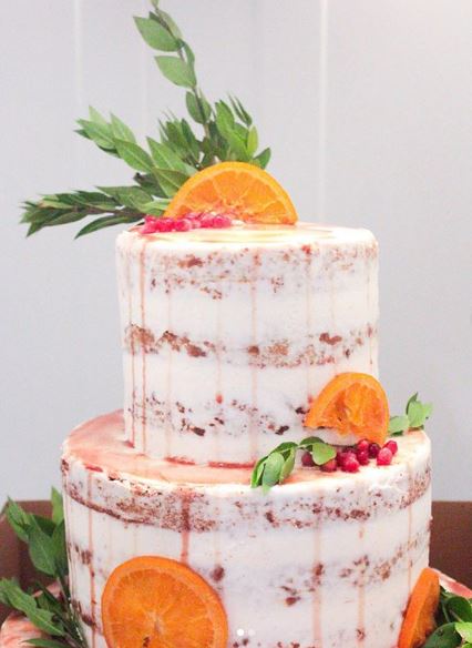   PEACHES BAKESHOP     @peachesbakeshop   Gilded Peach Cake (V)    