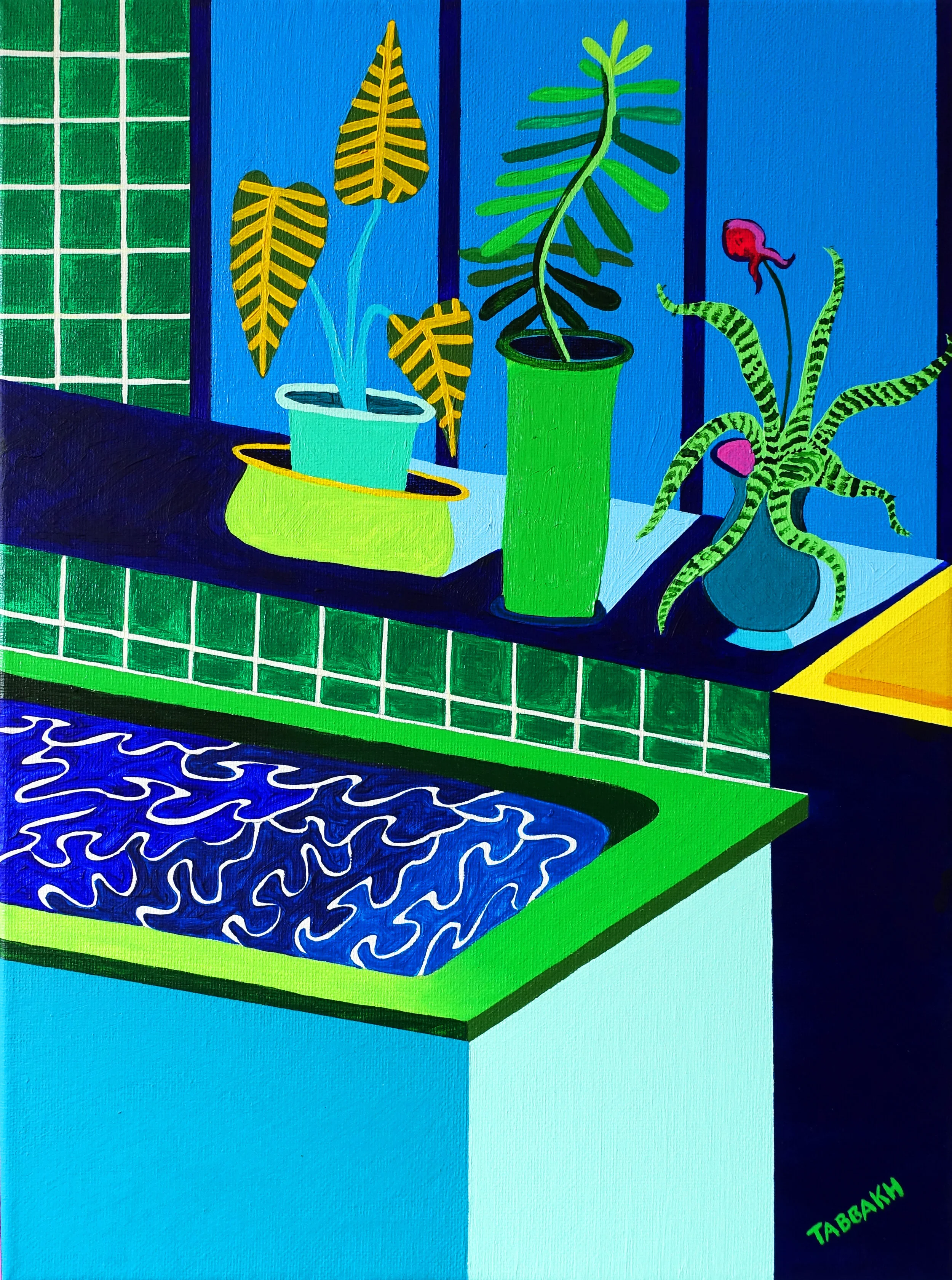 Pureté Quotidienne - 2021 - Ink and acrylic on canvas - 30x40cm.jpg