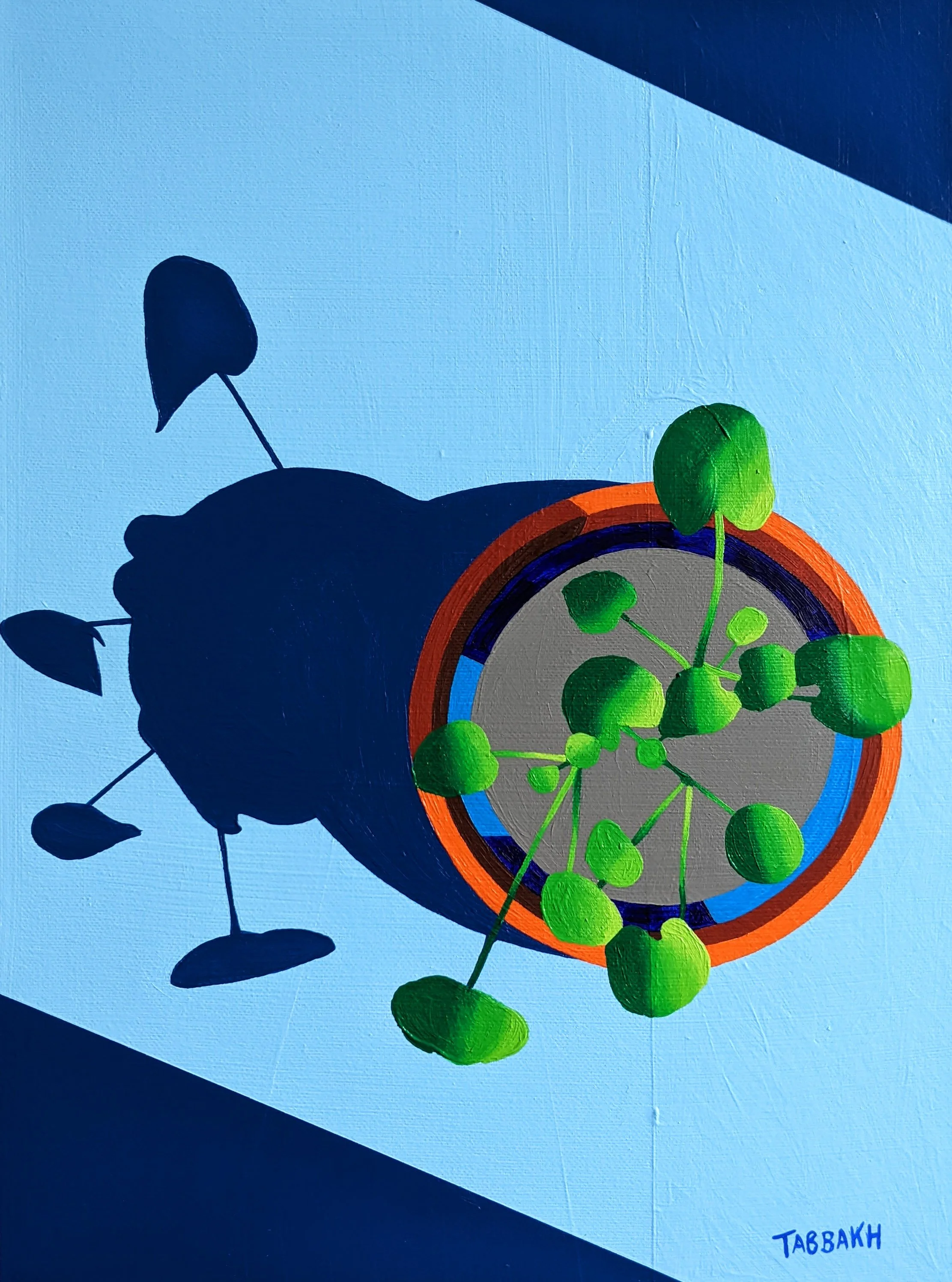 Bird's Eye - 2022 - Ink and acrylic on canvas - 30 x 40 cm.jpg