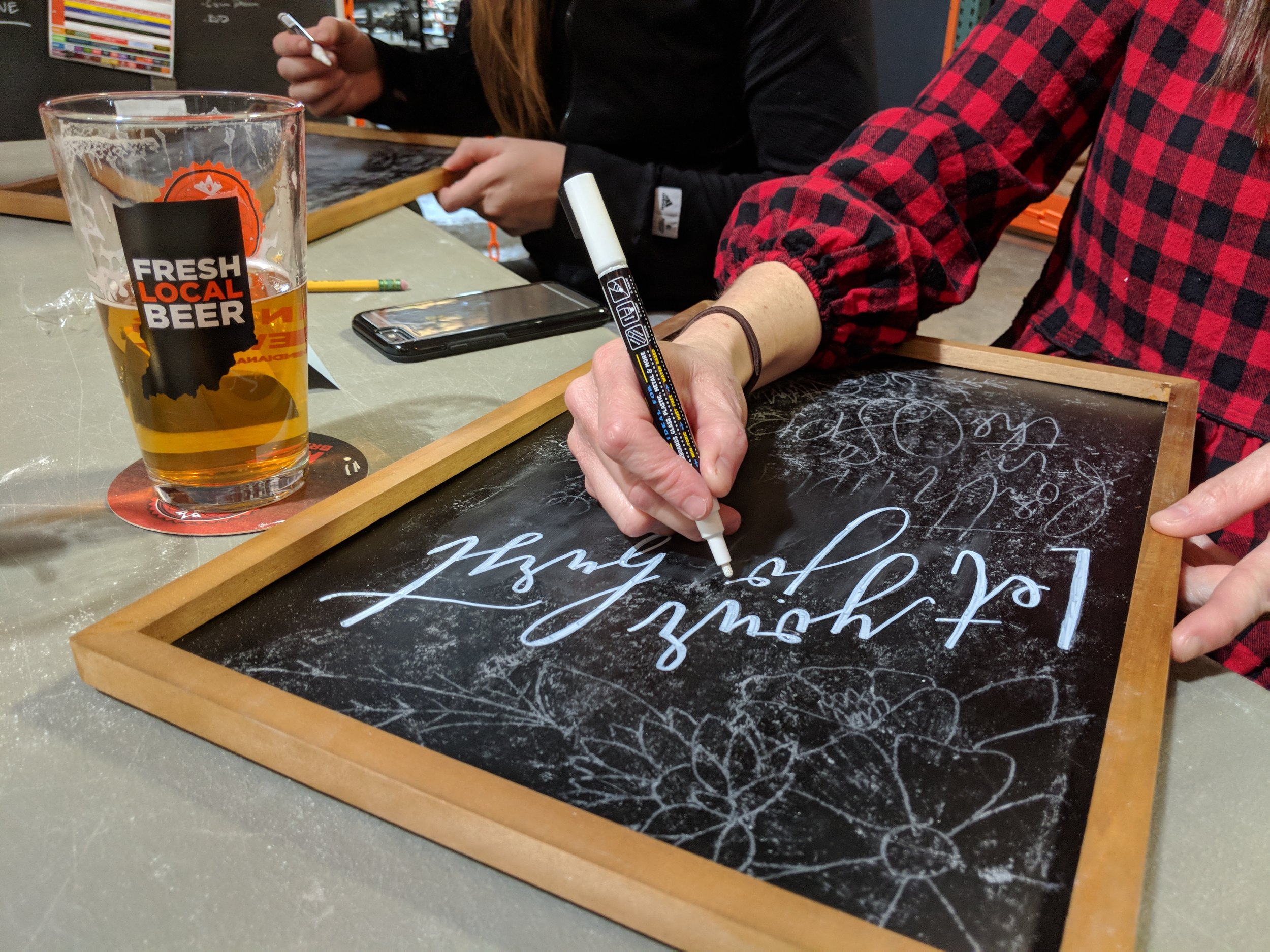 DIY Chalk Art | Hoopla! Letters