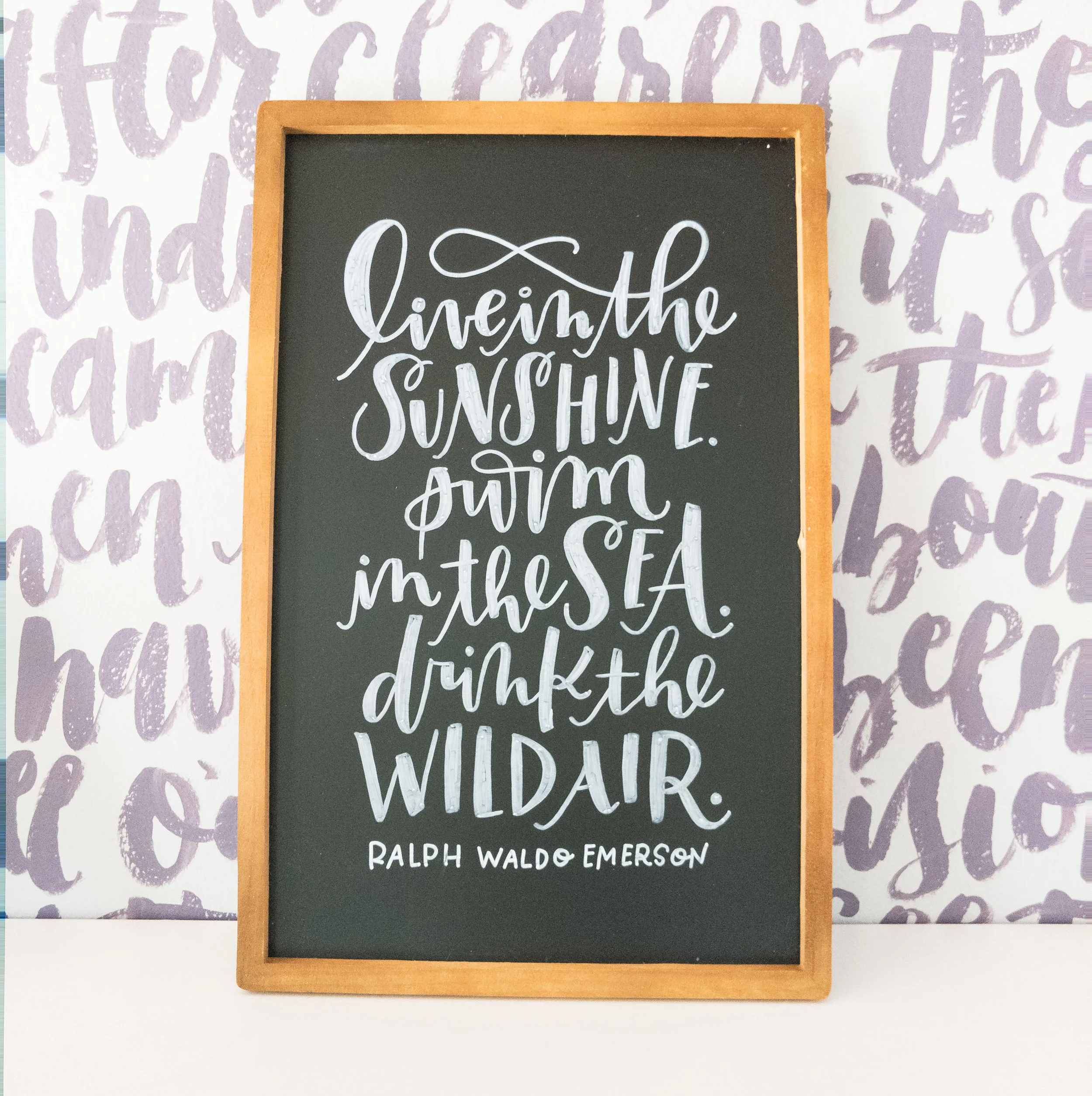 Emerson Chalkboard Template