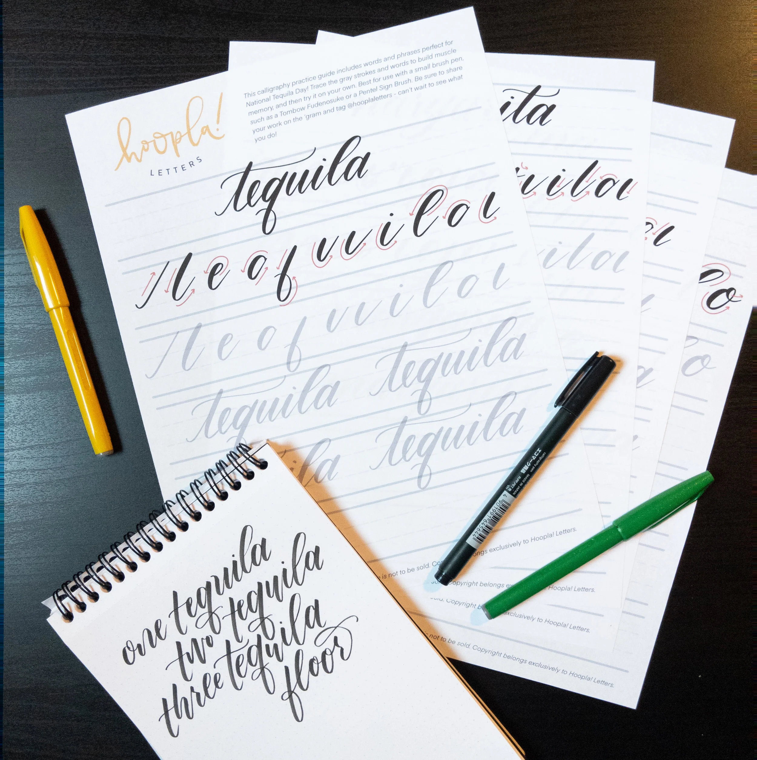 FREEBIE: National Tequila Day Practice Workbook