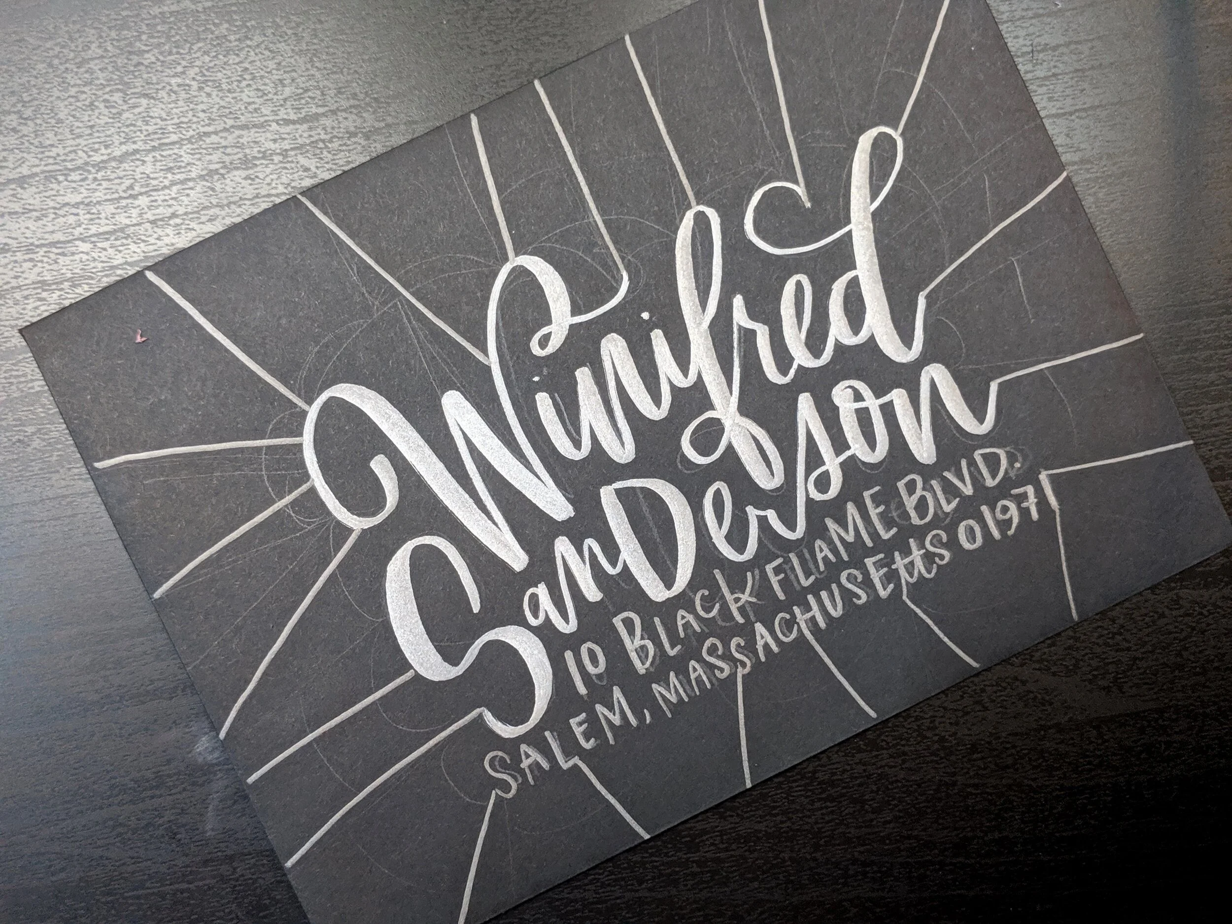 DIY Spooky Mail Art Envelopes for Halloween — Hoopla! Letters