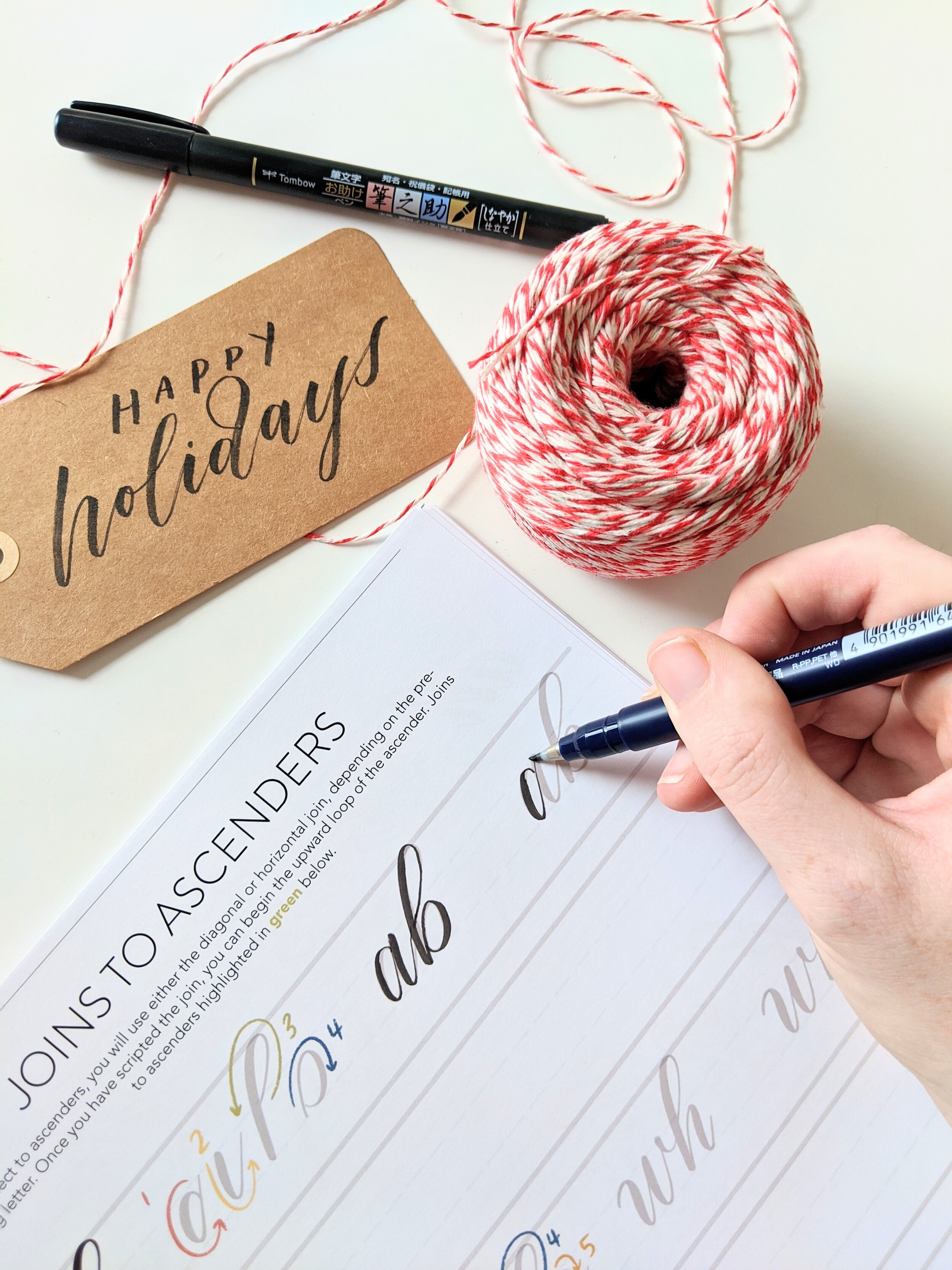 Deluxe Introduction to Modern Brush Calligraphy Kit — Hoopla! Letters