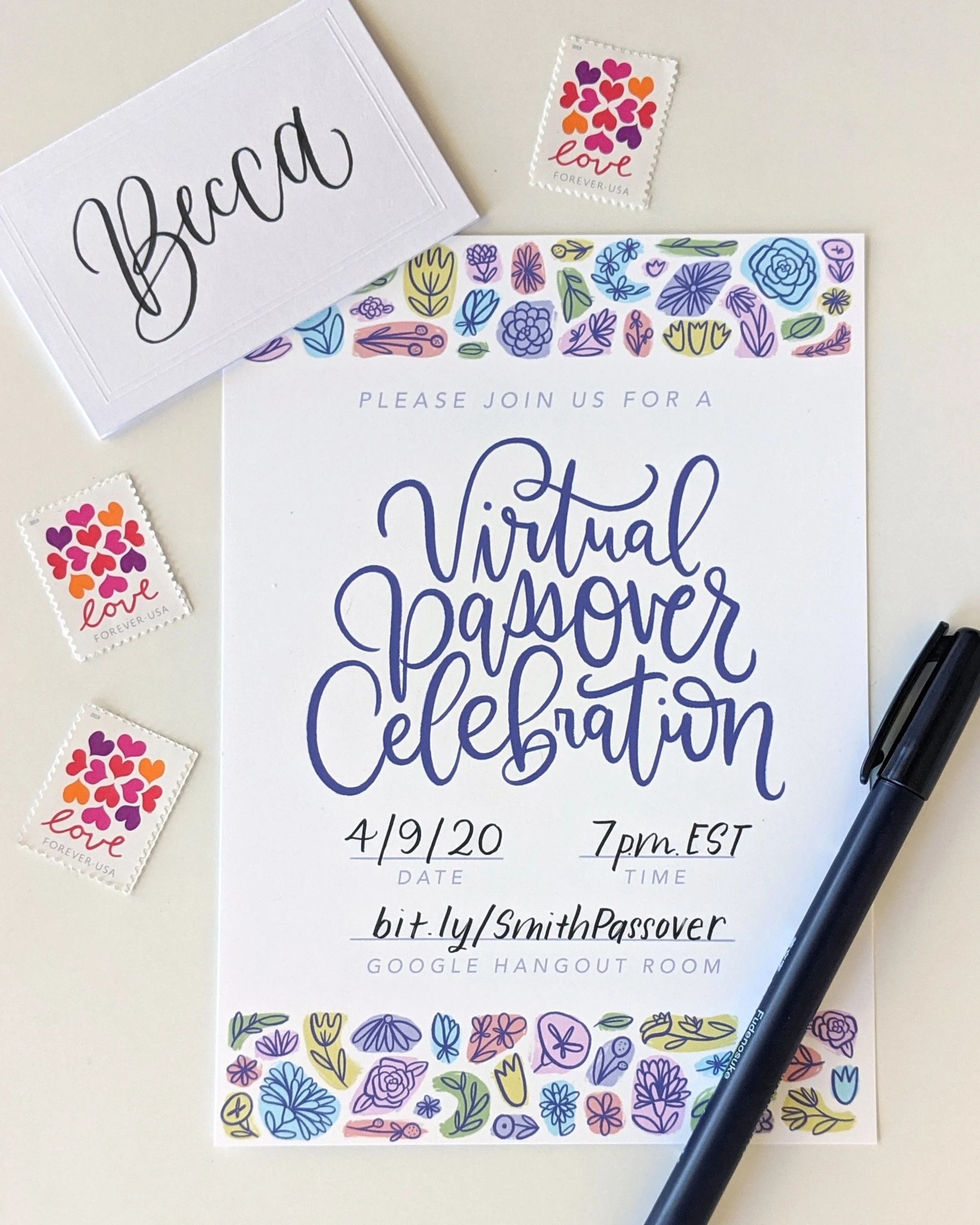 How to Host a Virtual Easter or Passover Celebration — Hoopla! Letters