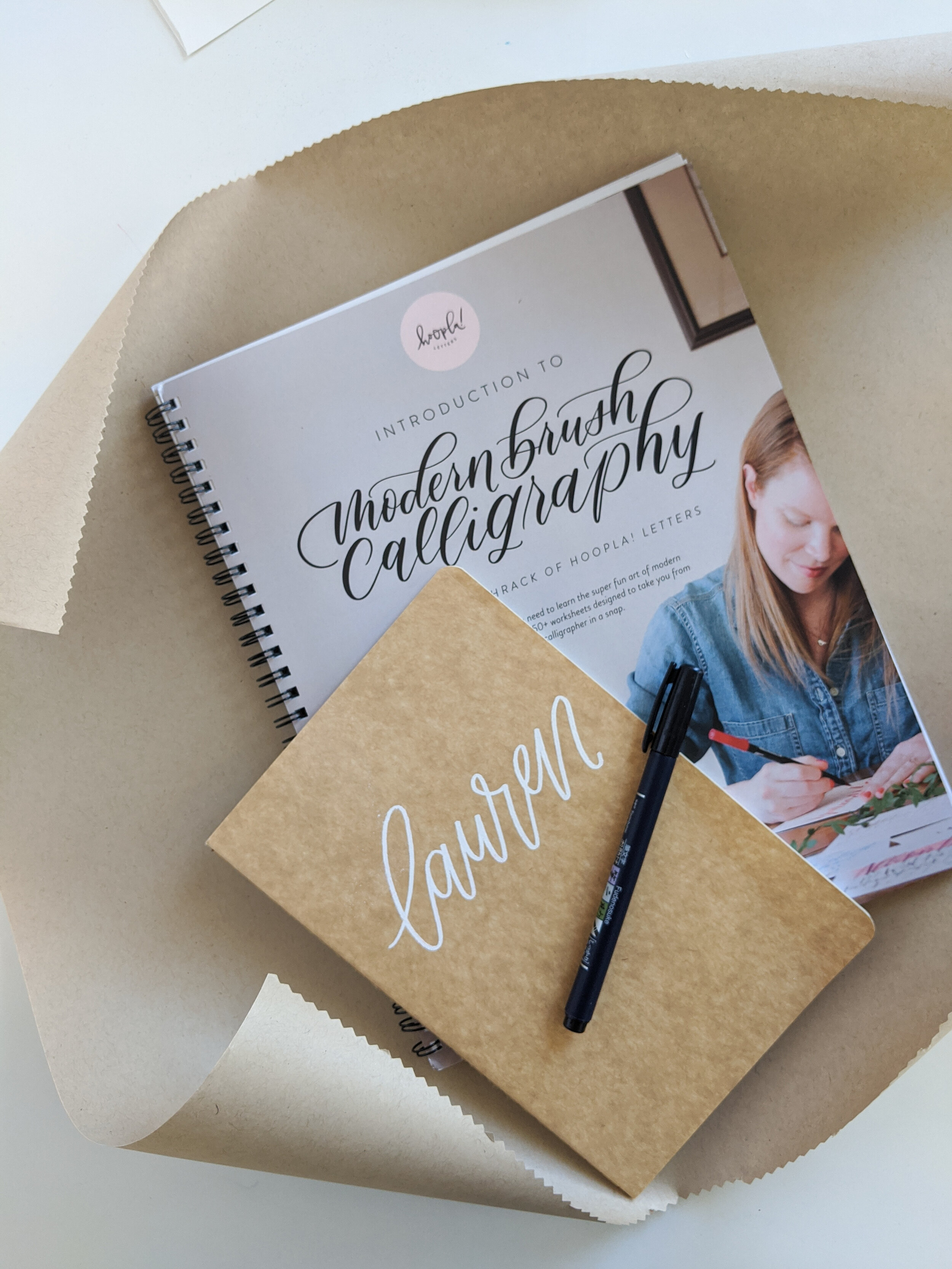Deluxe Introduction to Modern Brush Calligraphy Kit — Hoopla! Letters