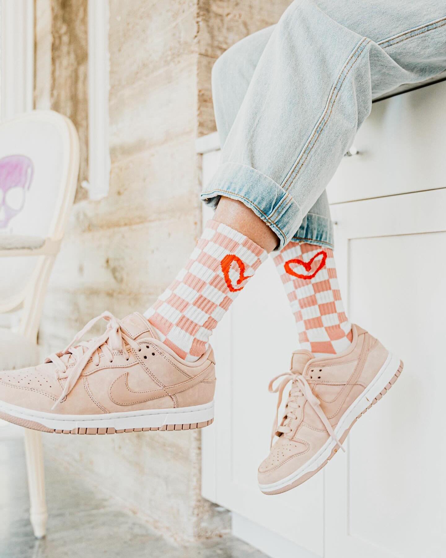 Who doesn&rsquo;t love a fresh pair of socks? 💥

🏁 + 💗 + 🧦.

#livewhatyoulove #liftothersup #lwyl 

$5 from every purchase in April supports @rsrtig 

📸@lauramorsmanphotography