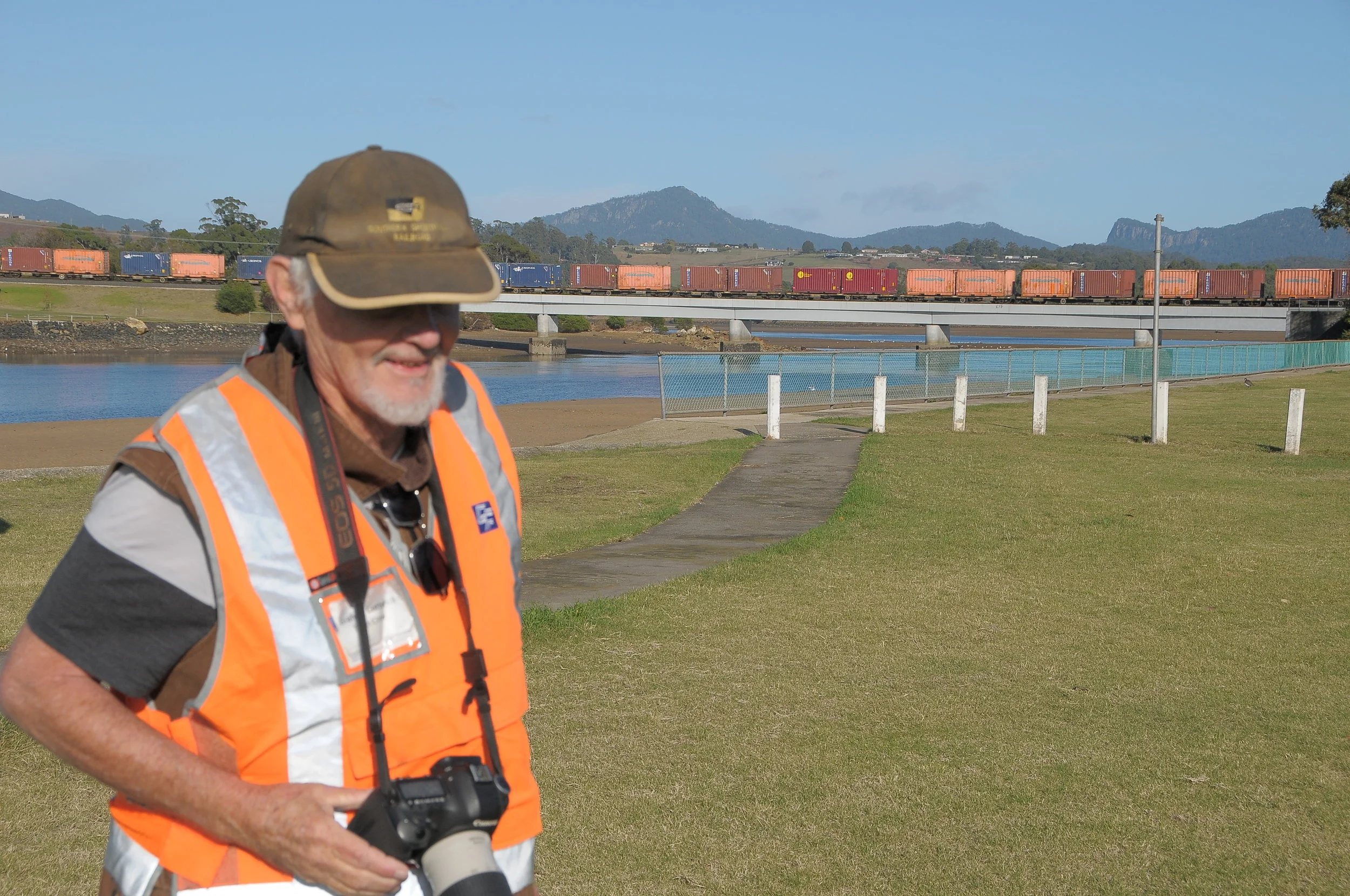 Just 4 trains a day but a great photo opp.