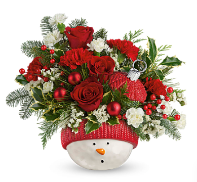 Snowman Ornament Bouquet