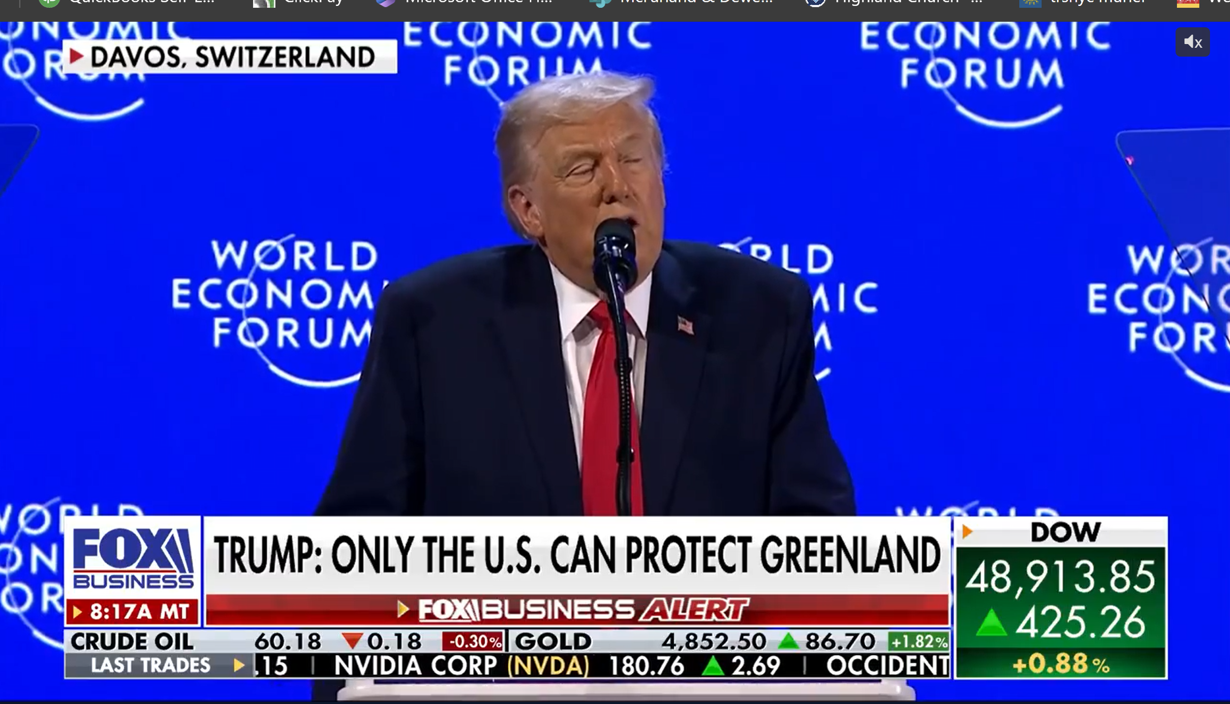 Trump calls for immediate Greenland negotiations, says US only nation able to defend it
