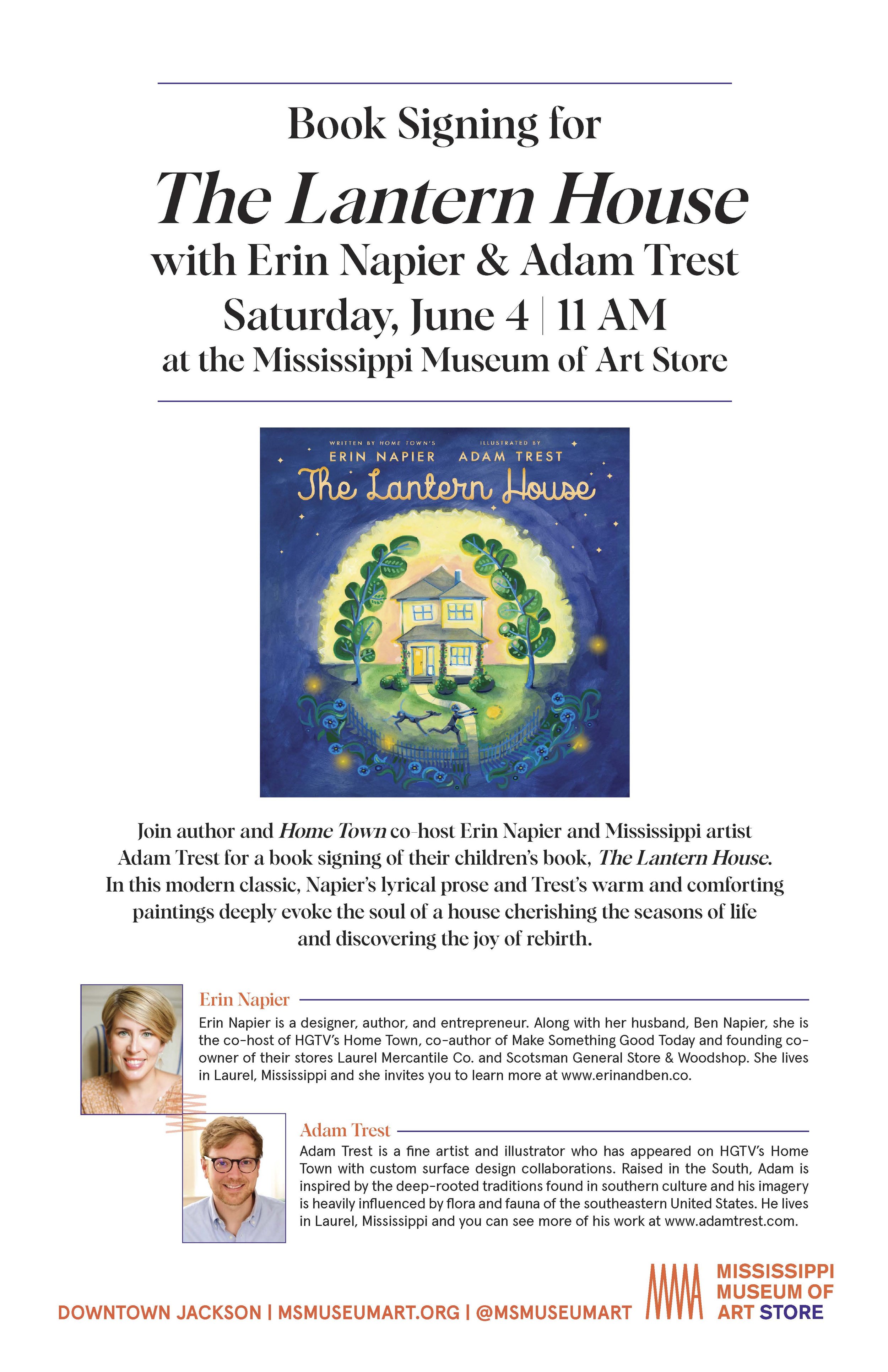Museum Store  Book Signing Poster-The Lantern House.jpg