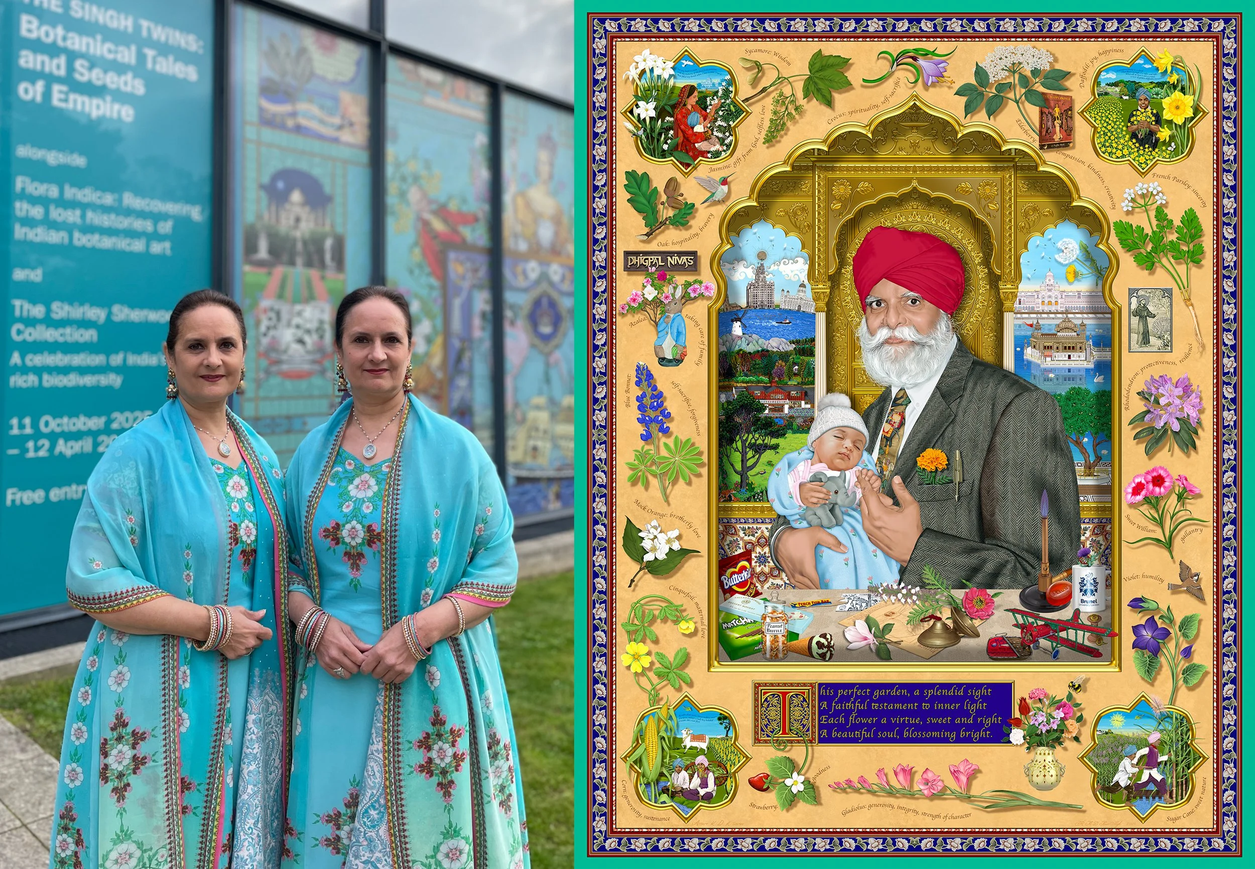 The Singh Twins in conversation with Dr Rosy Gray - discussing their recent exhibition at Kew Gardens: THE SINGH TWINS: Botanical Tales and Seeds of Empire 