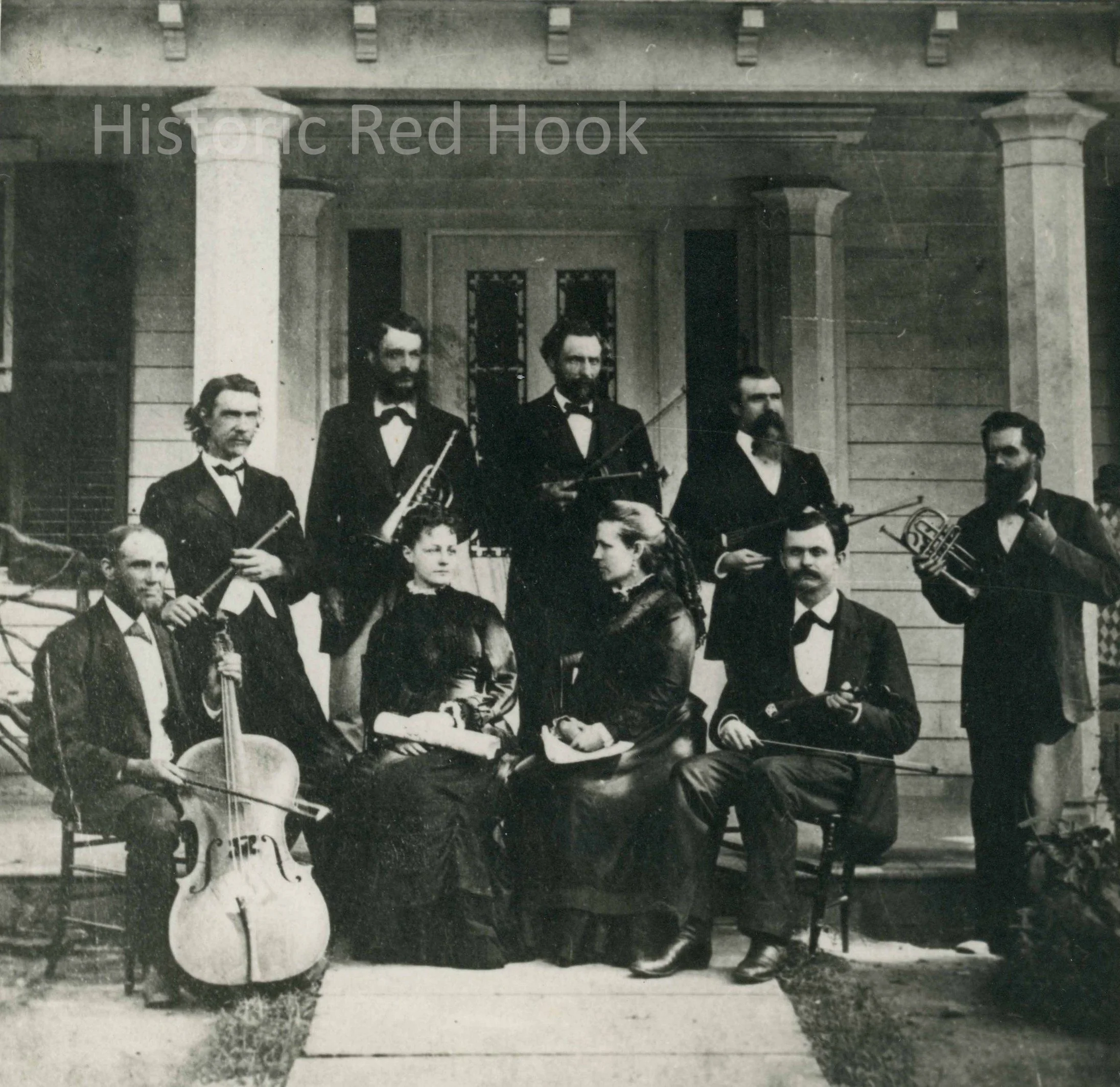 Allan and Anna Hendricks in a musical group in Red Hook - HRH Archives