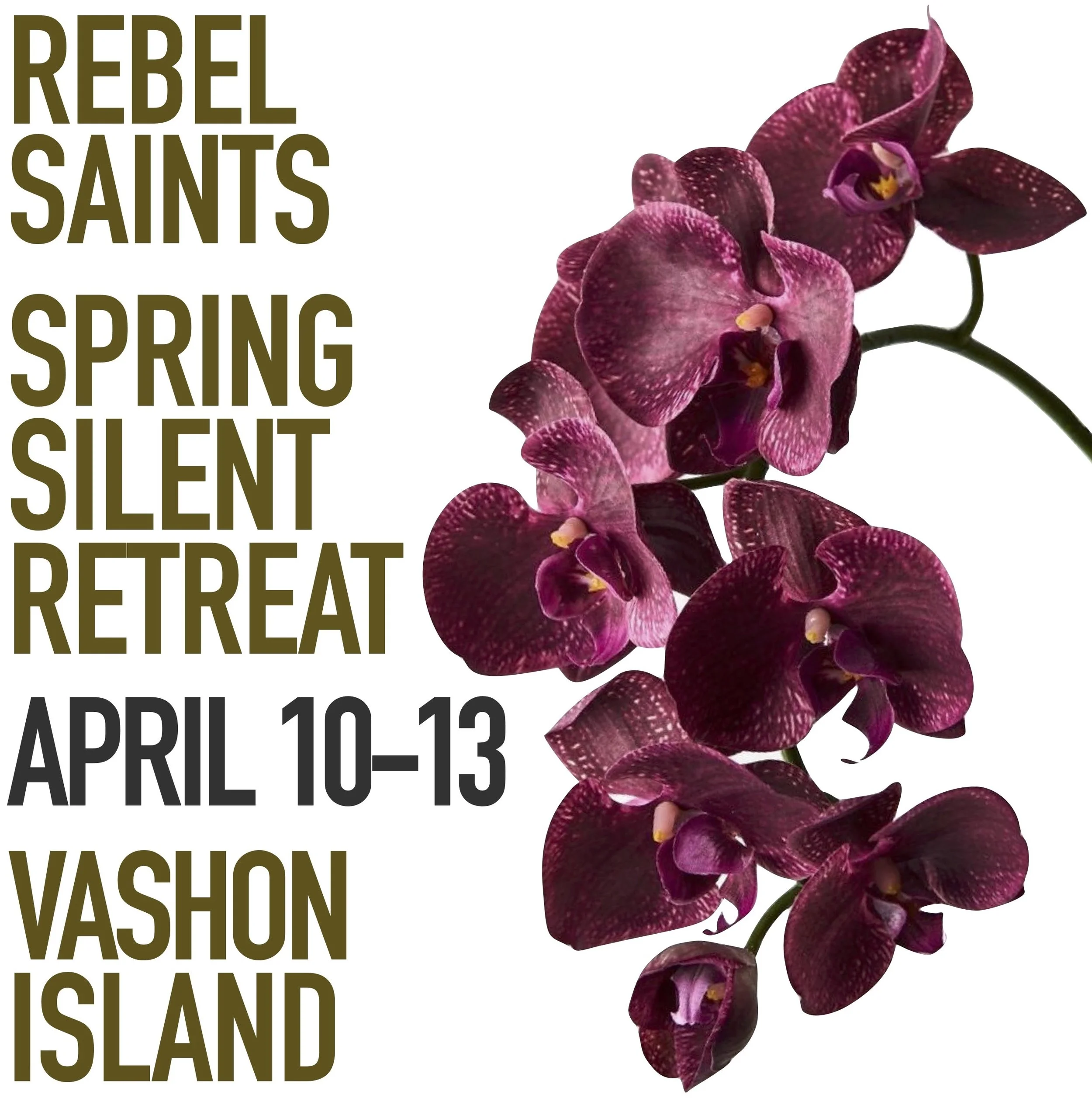 REBEL SAINTS MEDITATION SOCIETY PACIFIC NORTHWEST ANNUAL SPRING SILENT RETREAT 2026
