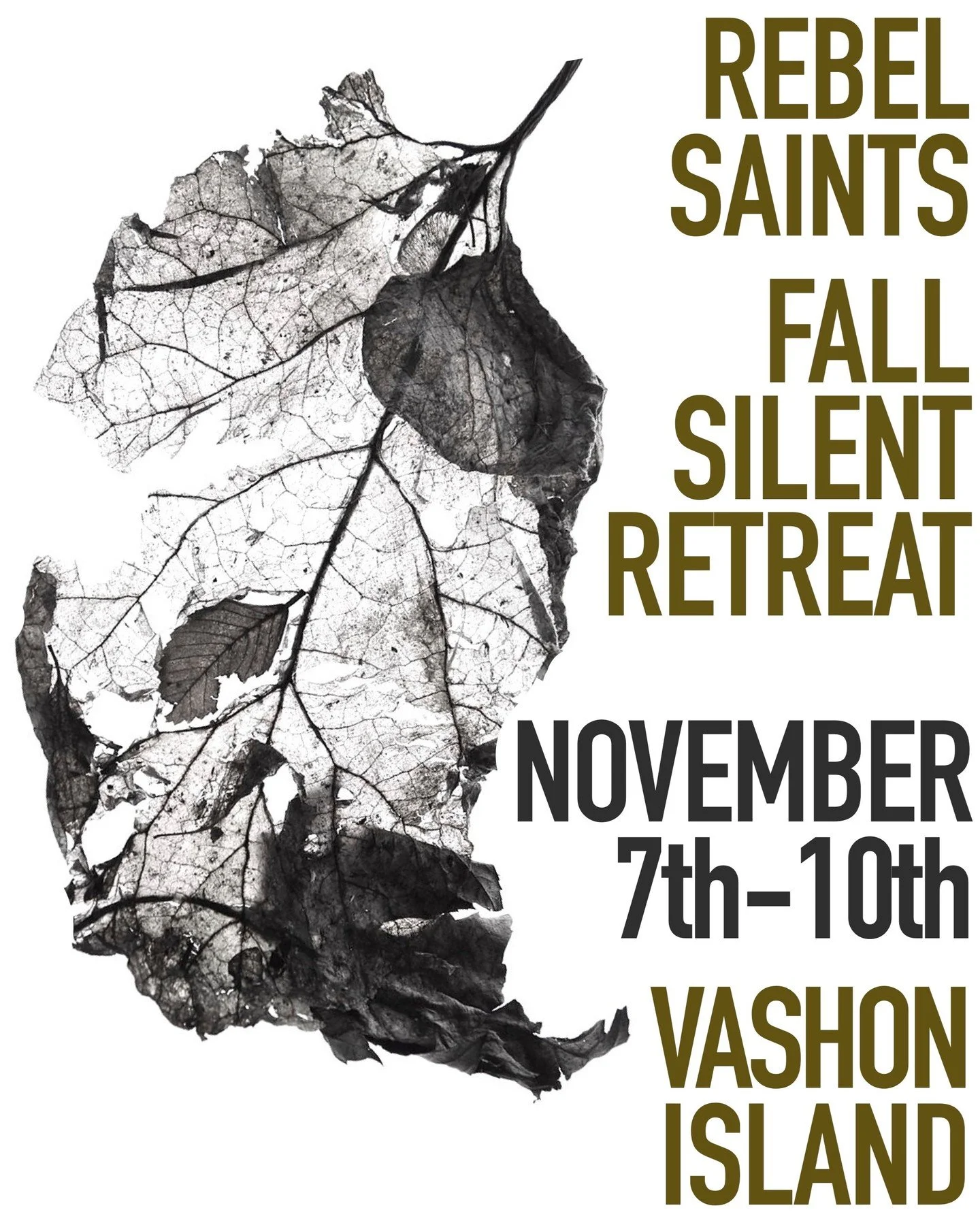 The Rebel Saints Meditation Society Fall Silent Retreat happens November 7-10th, 2025. Rachael Savage will be leading us in three days of mindfulness practice. Held on Vashon Island just across the sound from Seattle at our dedicated retreat center. 