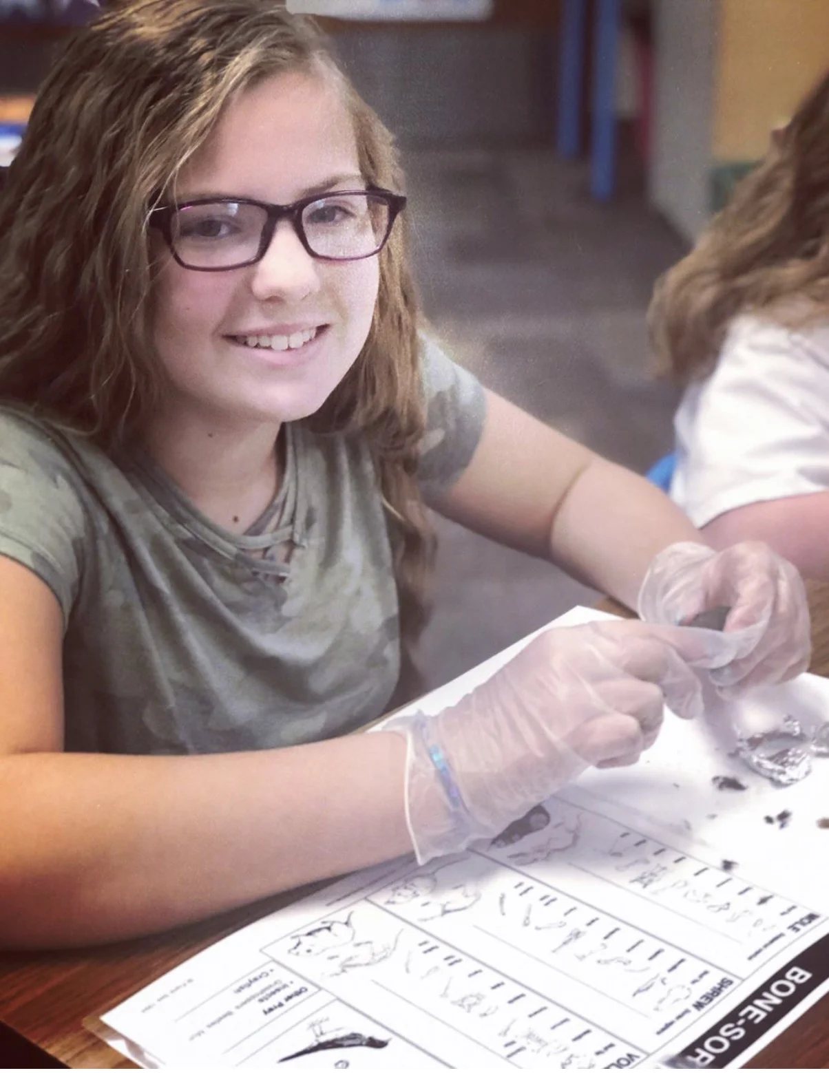 Classroom owl pellet dissection!