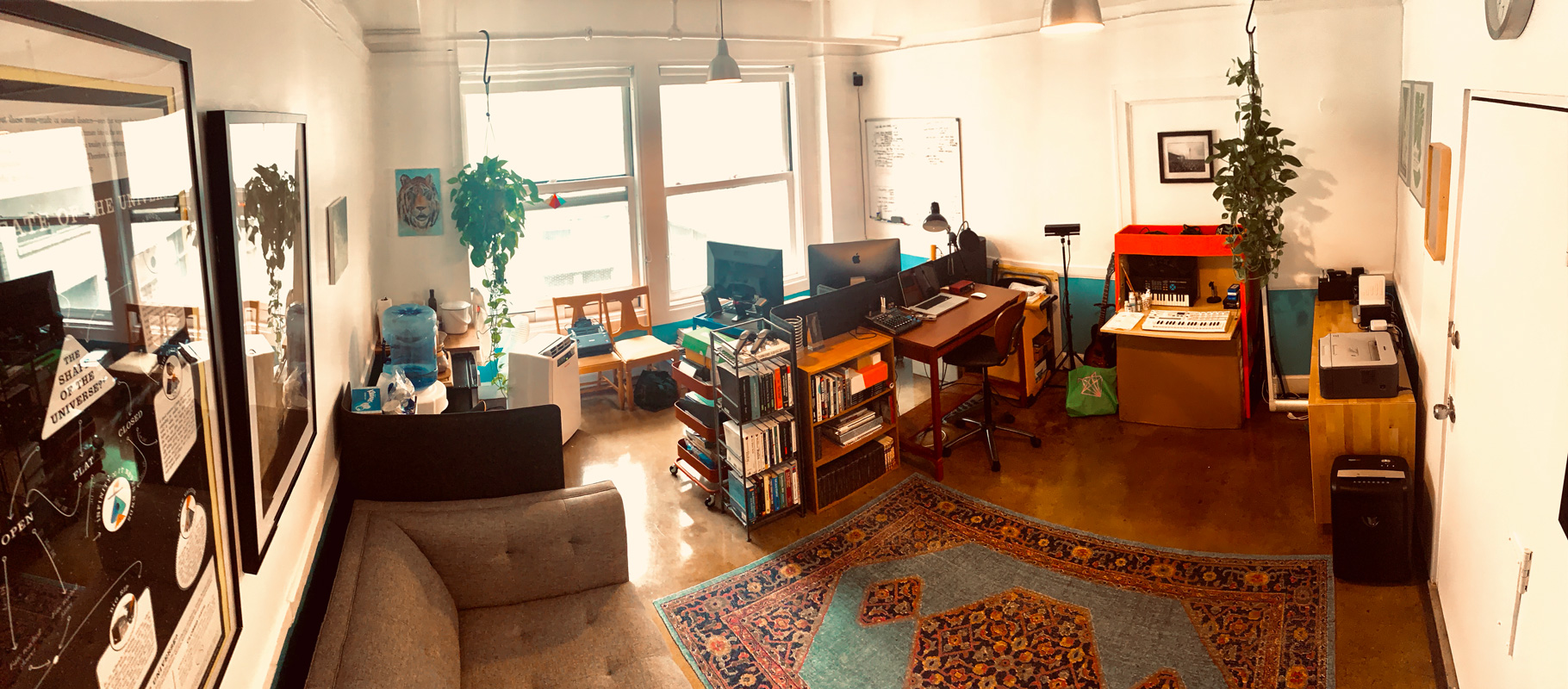 Russell’s studio, downtown Los Angeles