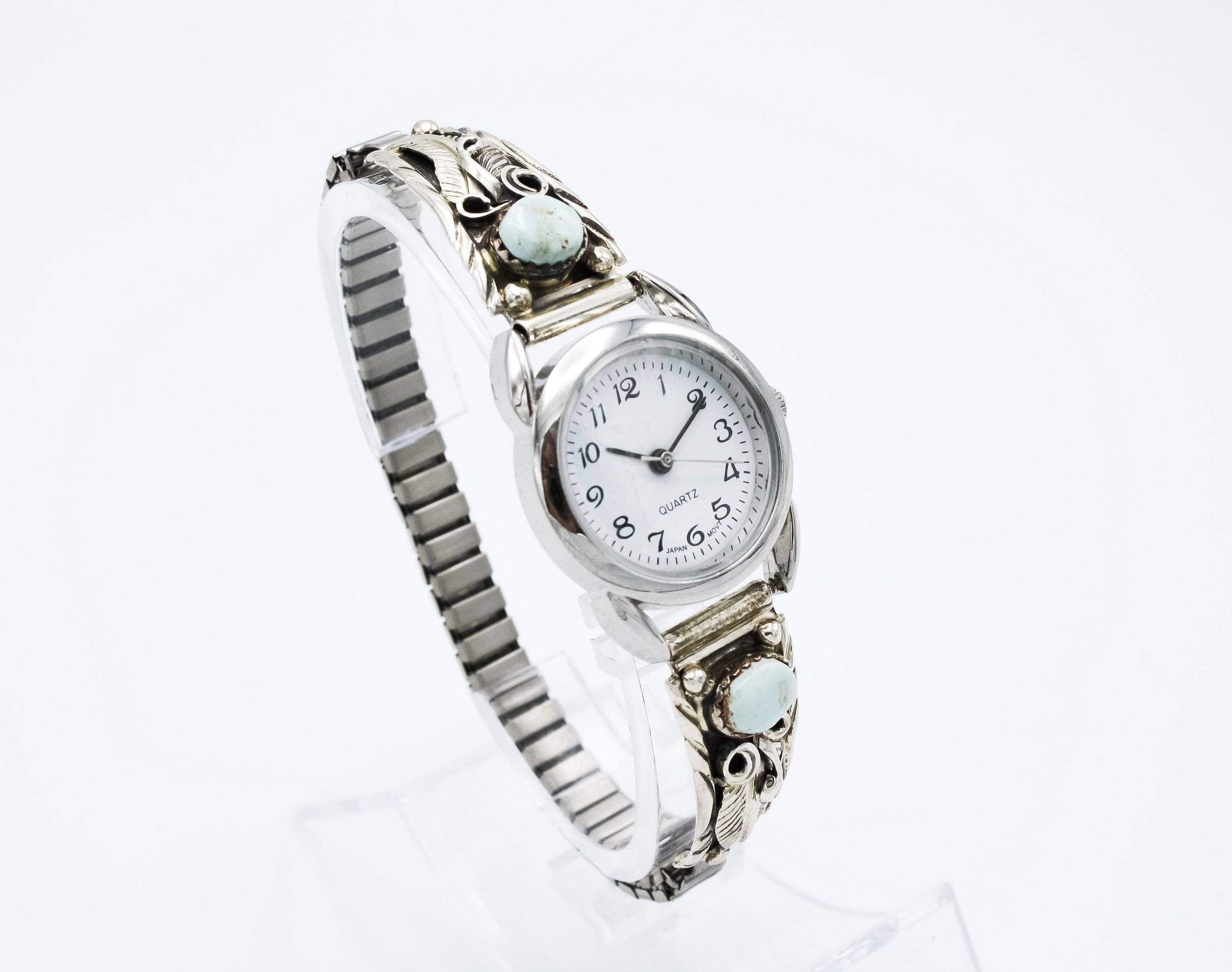Navajo Dry Creek Turquoise Watch Dry Creek Turquoise Jewelry for Sale - Spirit Of Santa Fe main image 3
