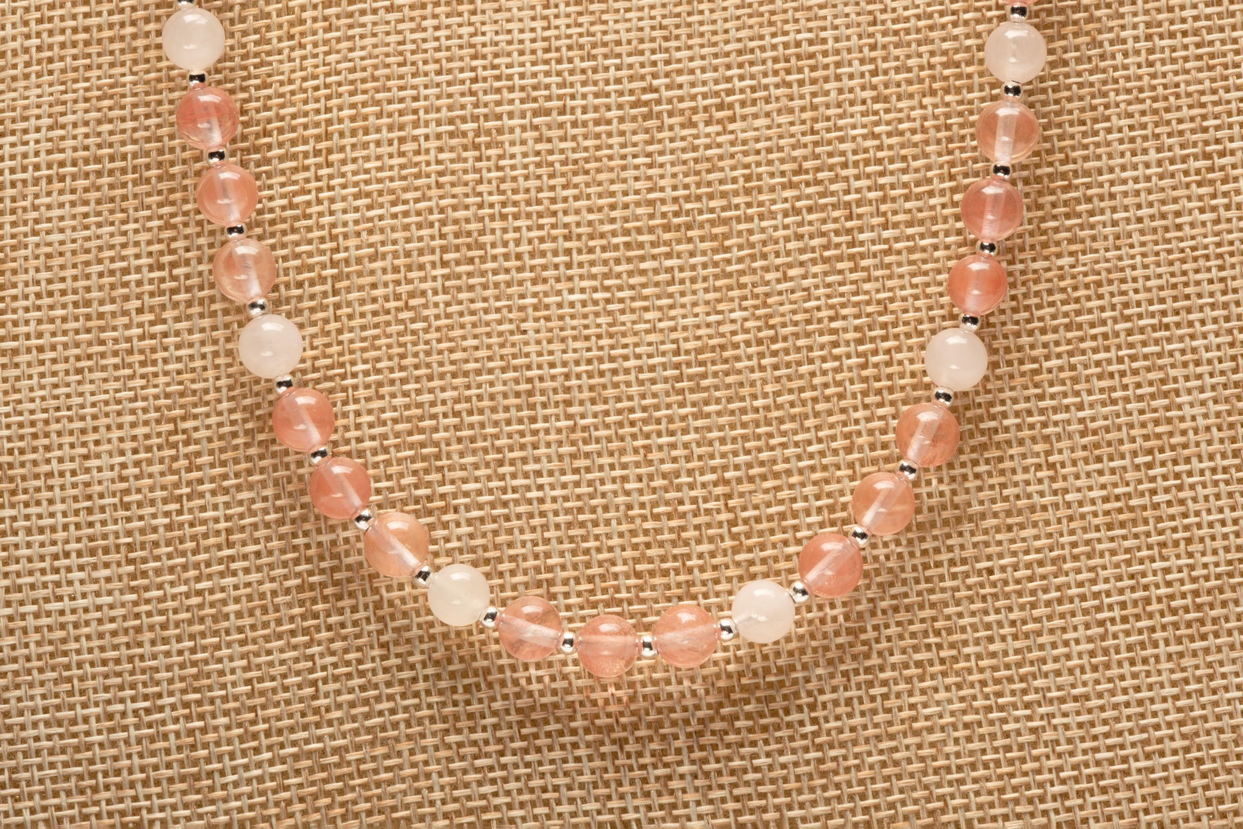 Strawberry & Rose Quartz Necklace.jpg