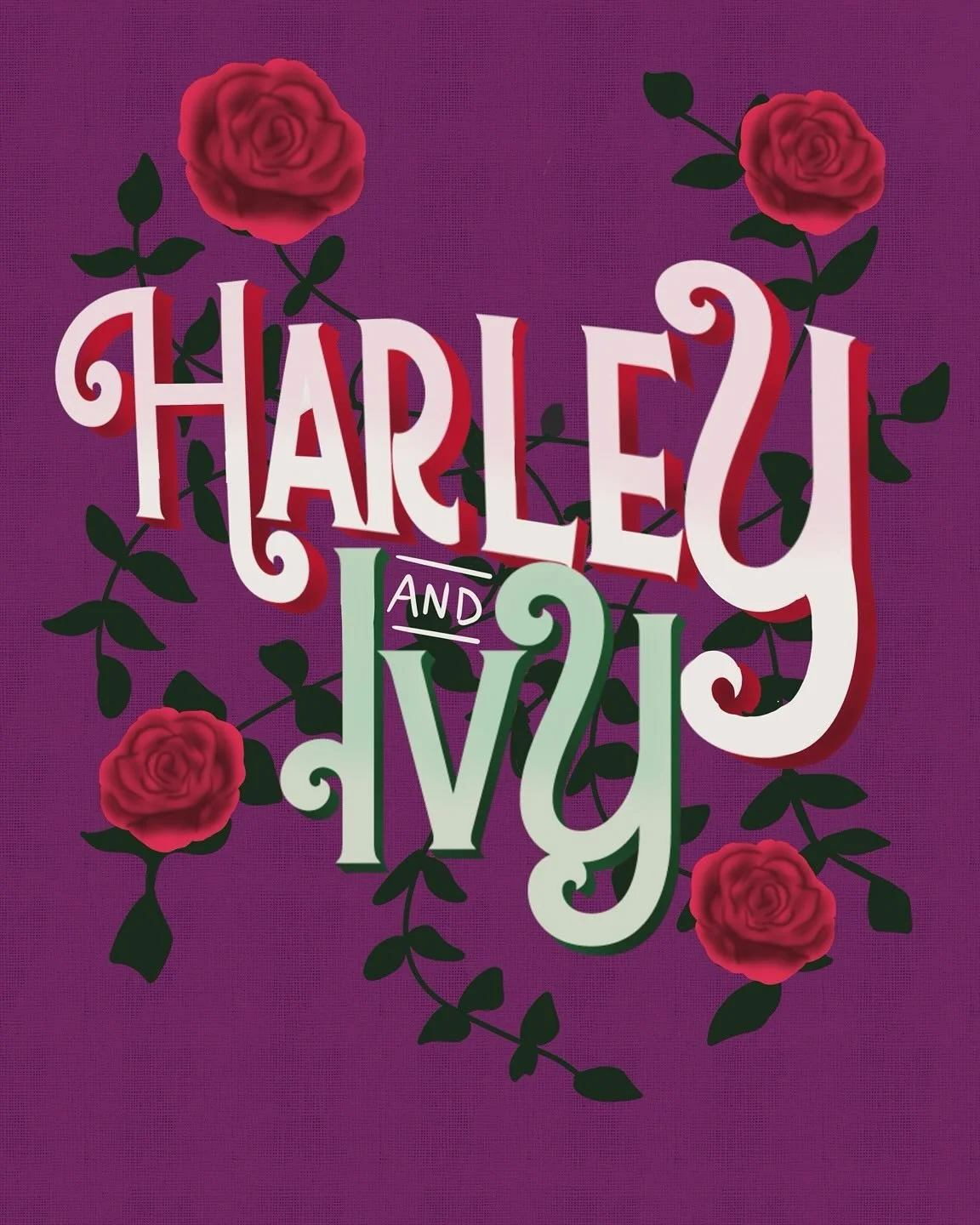 Day 7: FLORAL 🌹 | &ldquo;Harley and Ivy&rdquo;
Completing Day 7 with a piece drenched in the aesthetics of Poison Ivy! The Floral style was a direct call to the seductive, botanical danger of this iconic duo.

Of course I misspelled Harley early on 