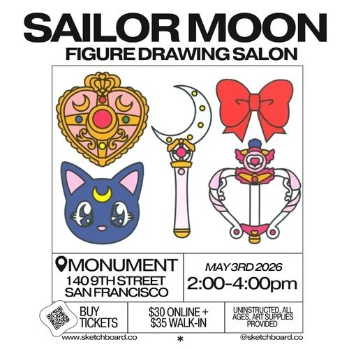 Sketchboard Co. // Sailor Moon Figure Drawing