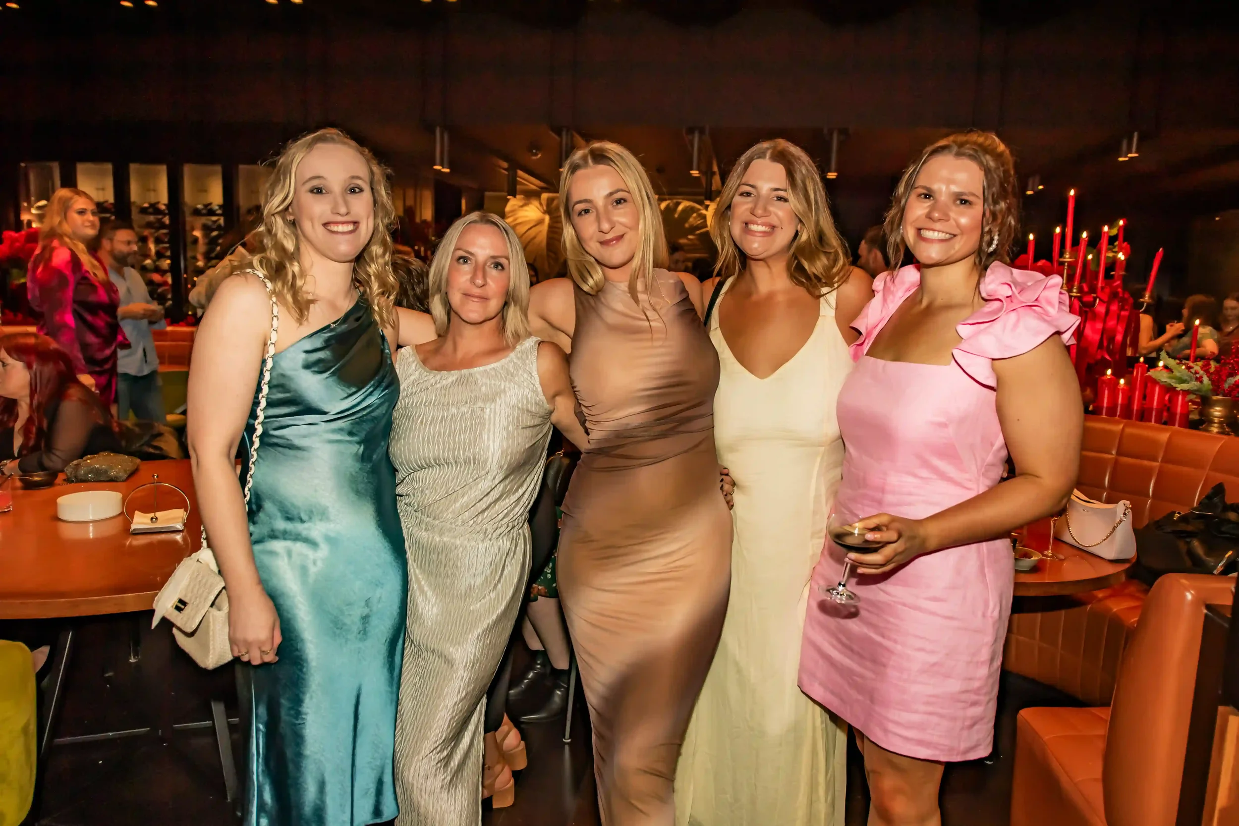 Stylish group photo at a Melbourne function — Pixel Booth event photography and photo booth hire in South Yarra.