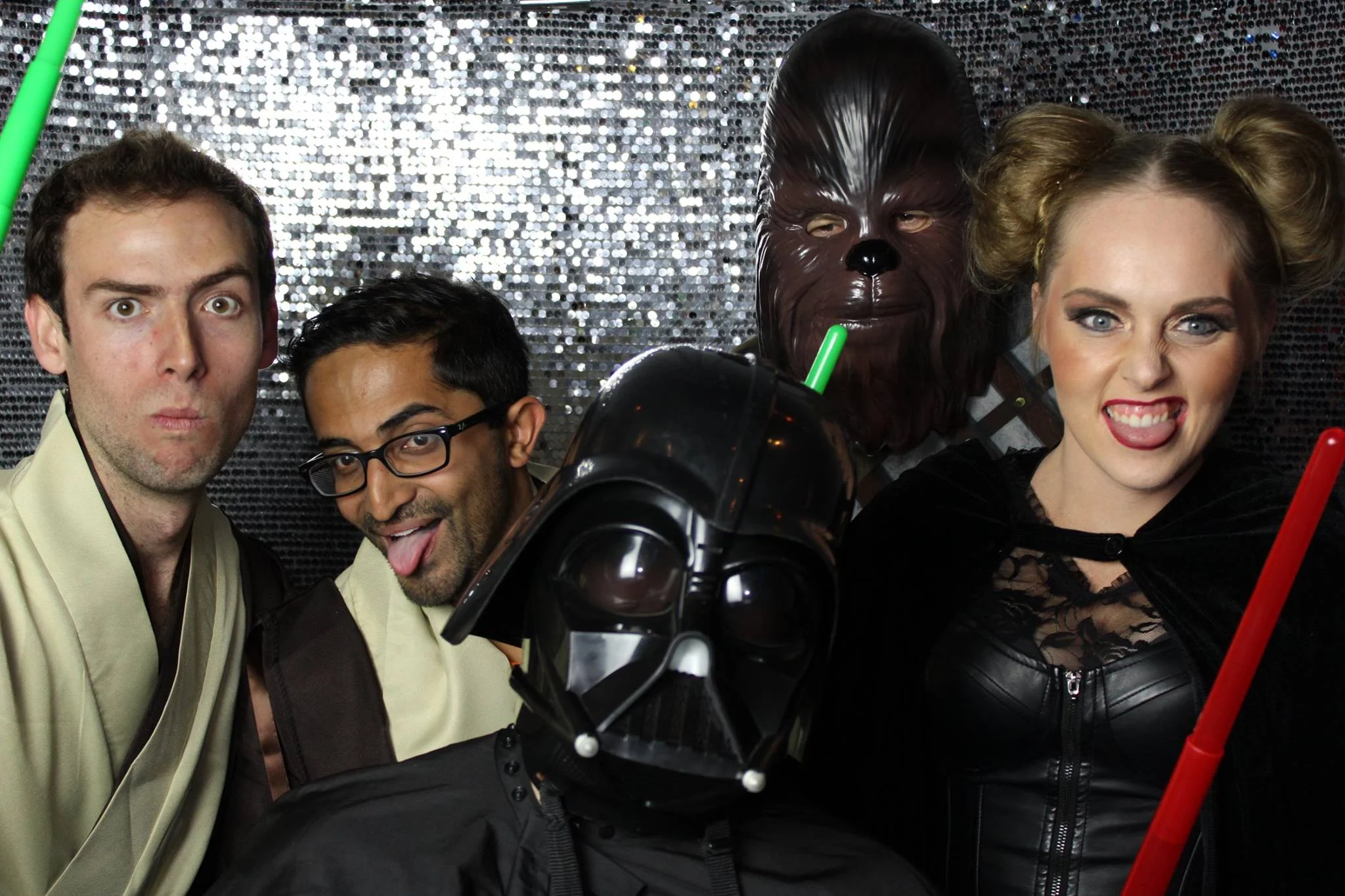Star Wars themed photo booth props
