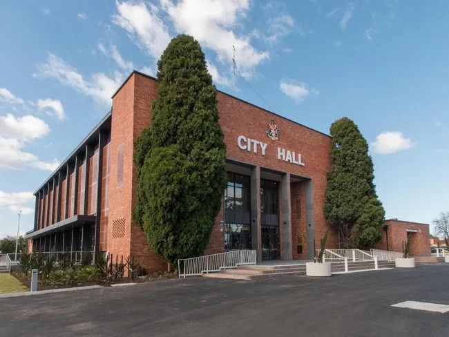 Exterior of Springvale City Hall — iconic Melbourne function venue for Pixel Booth photo booth hire, weddings, and corporate events.