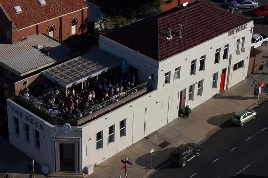 Rooftop bar event at The Deck Frankston — perfect Melbourne bayside venue for Pixel Booth photo booth hire, weddings, and parties.