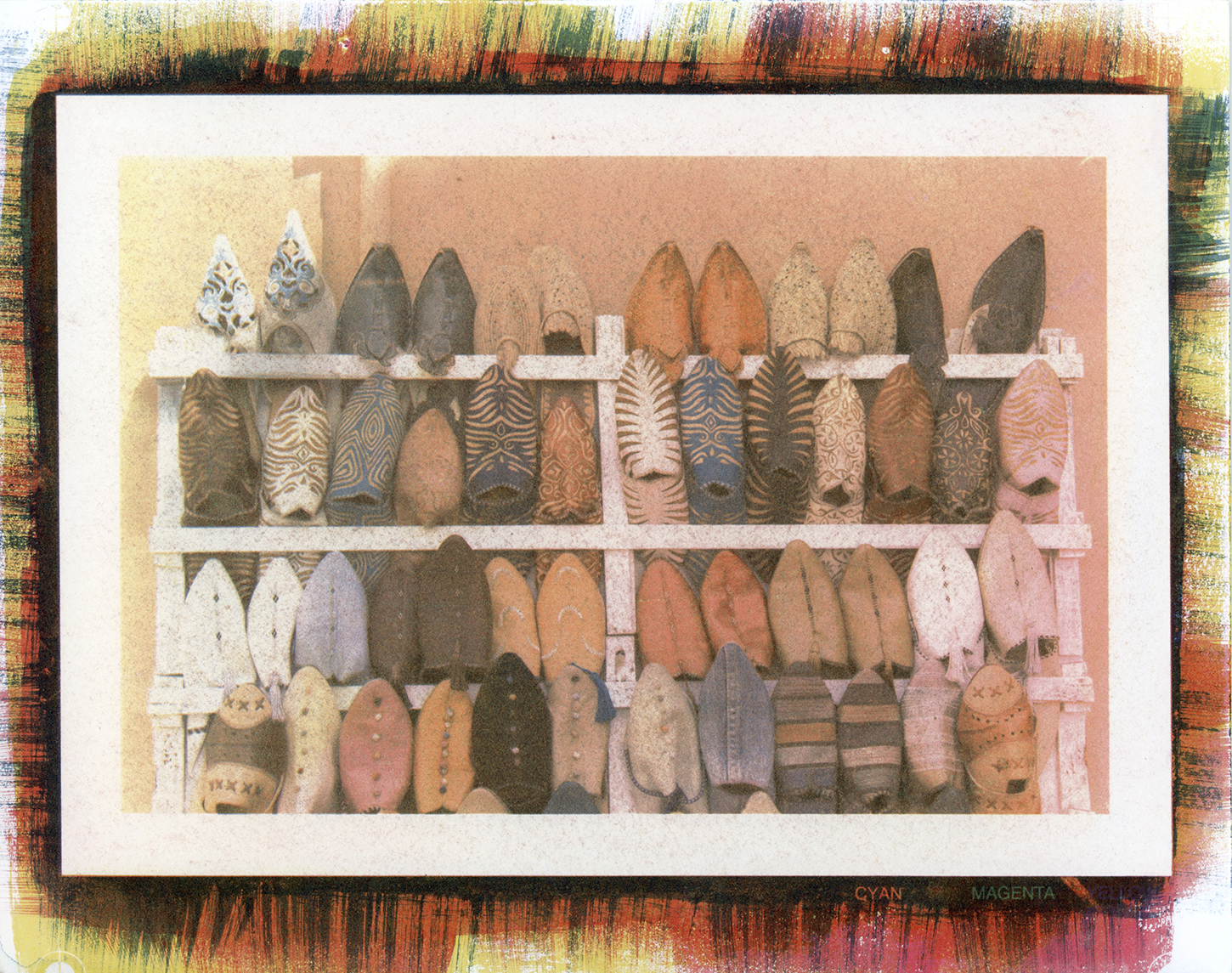 Moroccan Shoes_Tri-Color Gum Bichromate.jpg