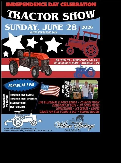 Willow Springs Garden - Independence Day Celebration Tractor Show