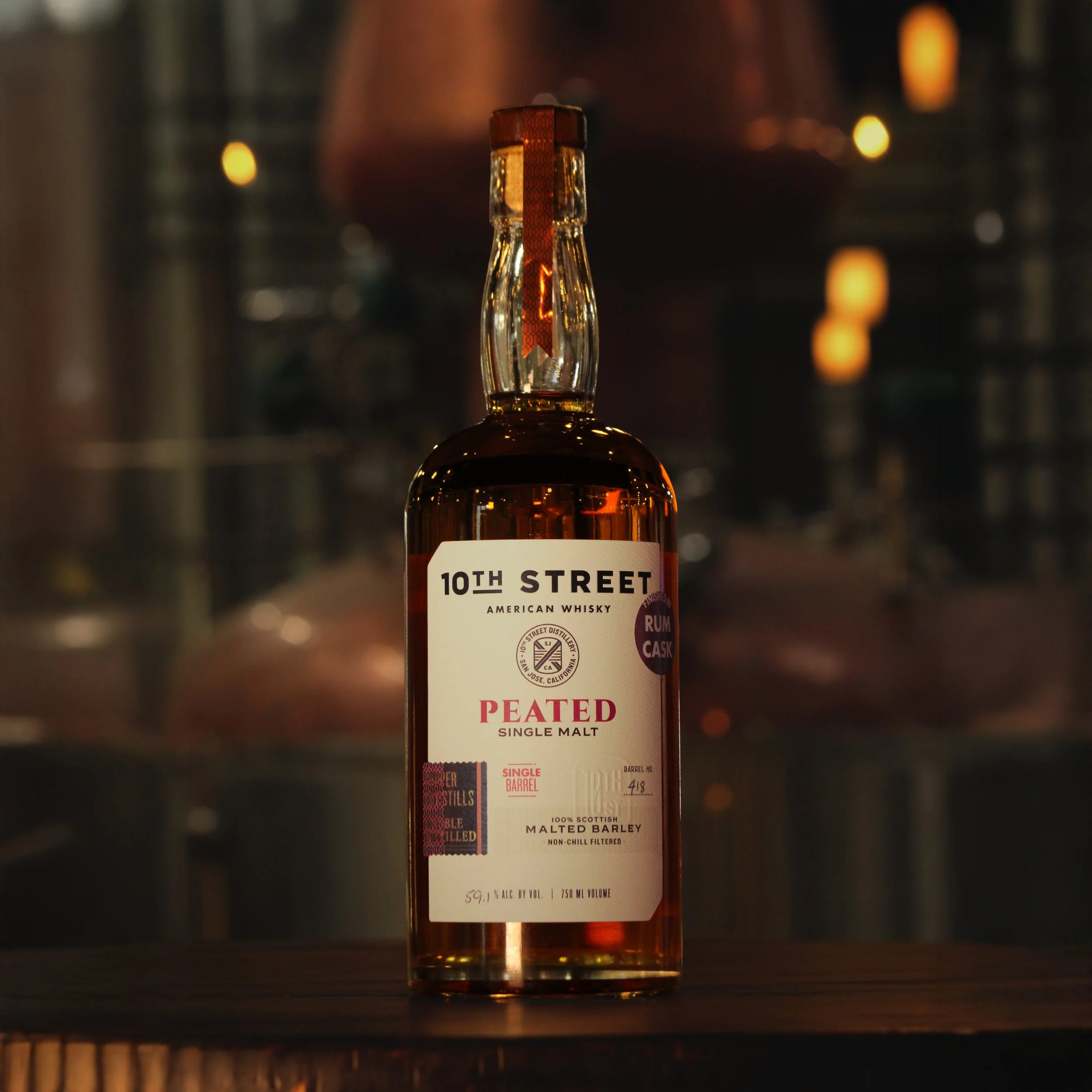 Rum Cask Finish Peated Single Malt #418