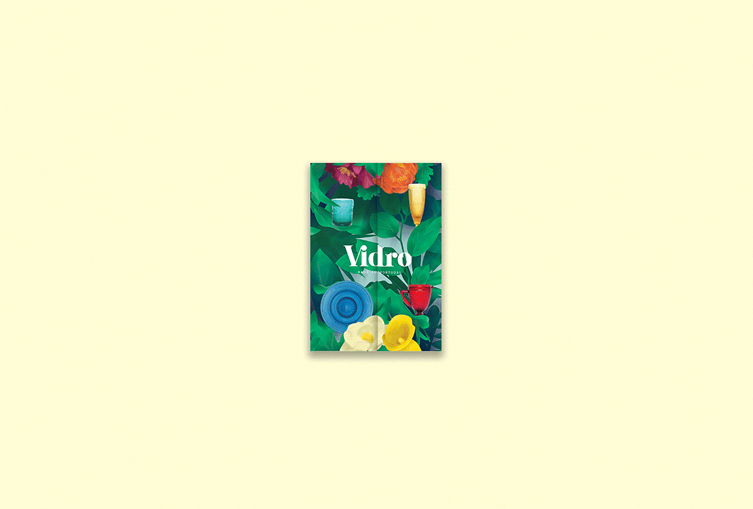 The special invite we designed for Vidro's official launch.