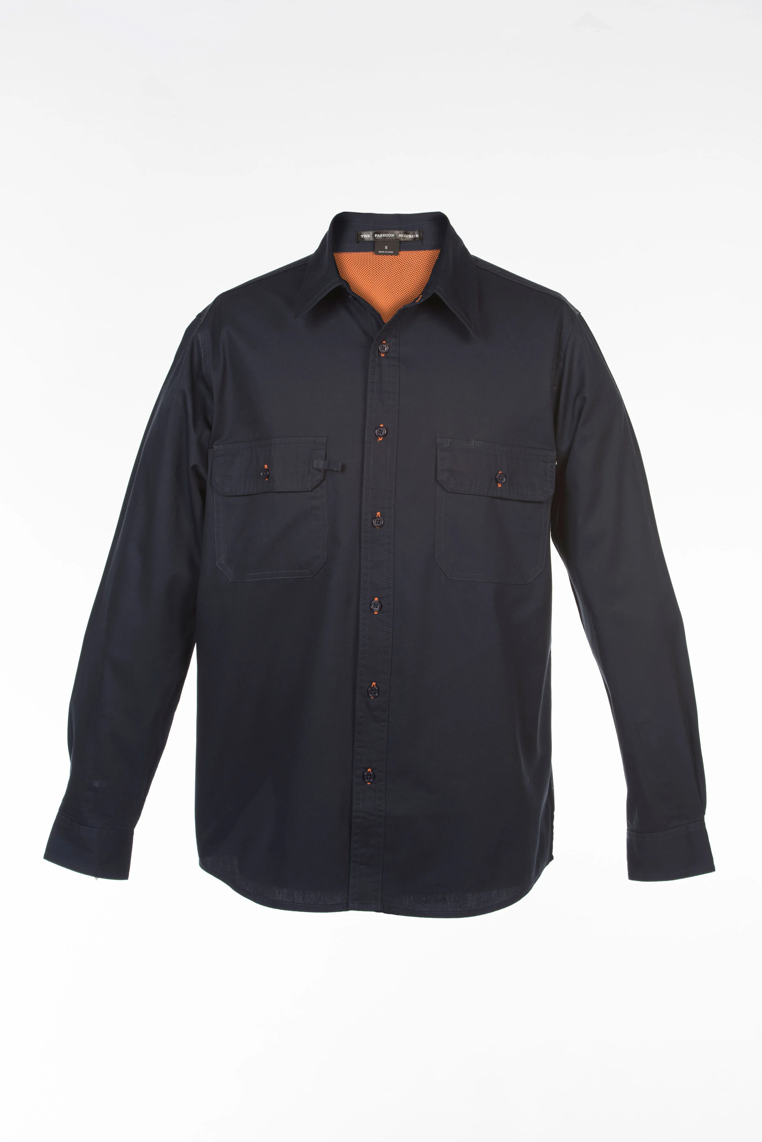 Mens Outdoor Work Shirt Long Sleeves 
