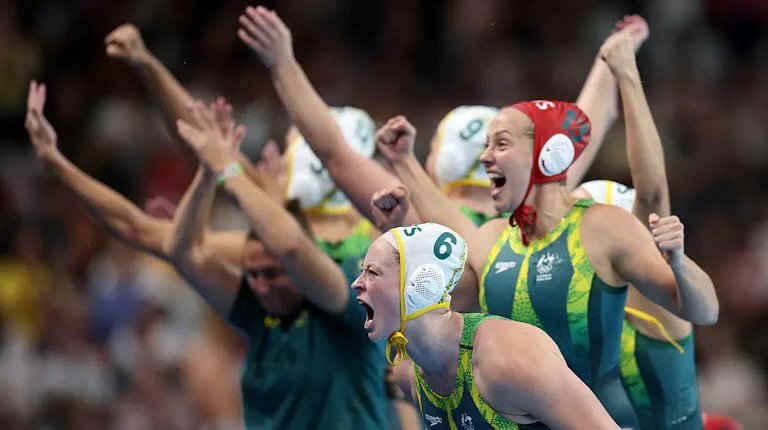 Wishing Our Aussie Women&rsquo;s Waterpolo Team GoodLuck for the Finals! 

#olympics #goingforgold #paris2024