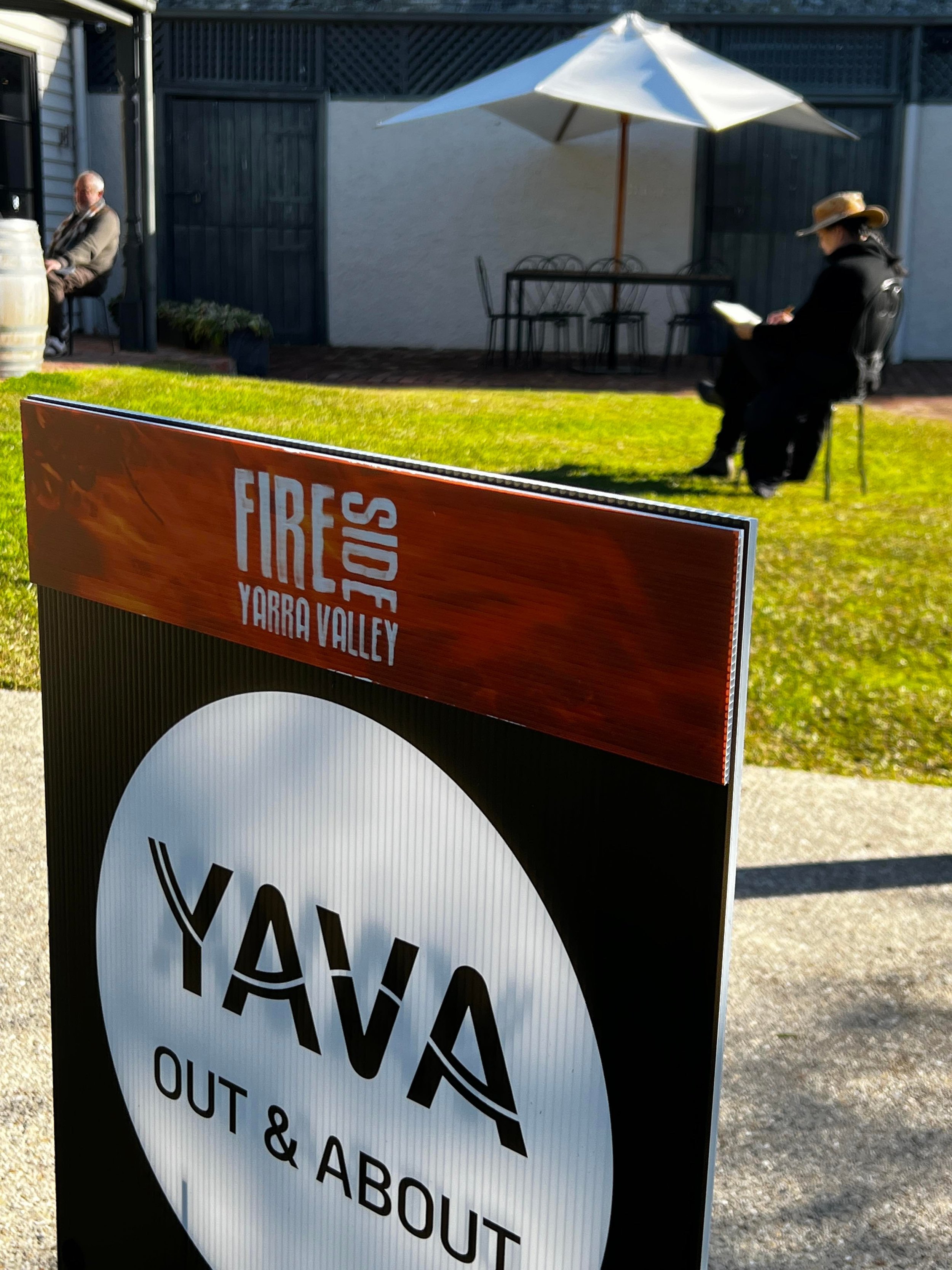 YAVA Out &amp; About FIRESIDE at Coombe Yarra Valley