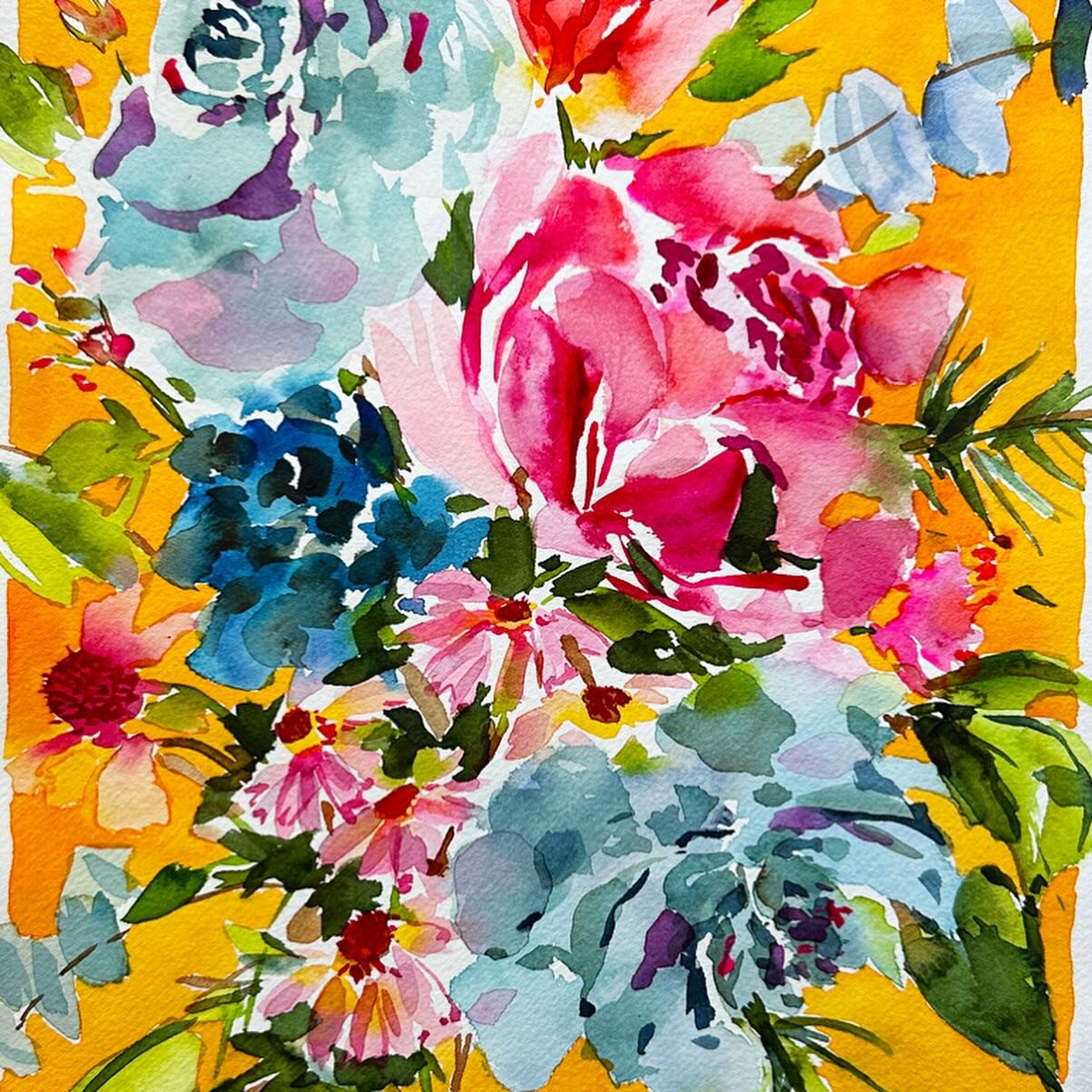 Happy Valentine&rsquo;s Day! 💐Today @tokarestate is our lovely recipient of colourful watercolour florals by @crystaltanart . Crystal is our latest artist on display at Tokar as part of our YAVA Out &amp; About wineries program.

When you pop into o