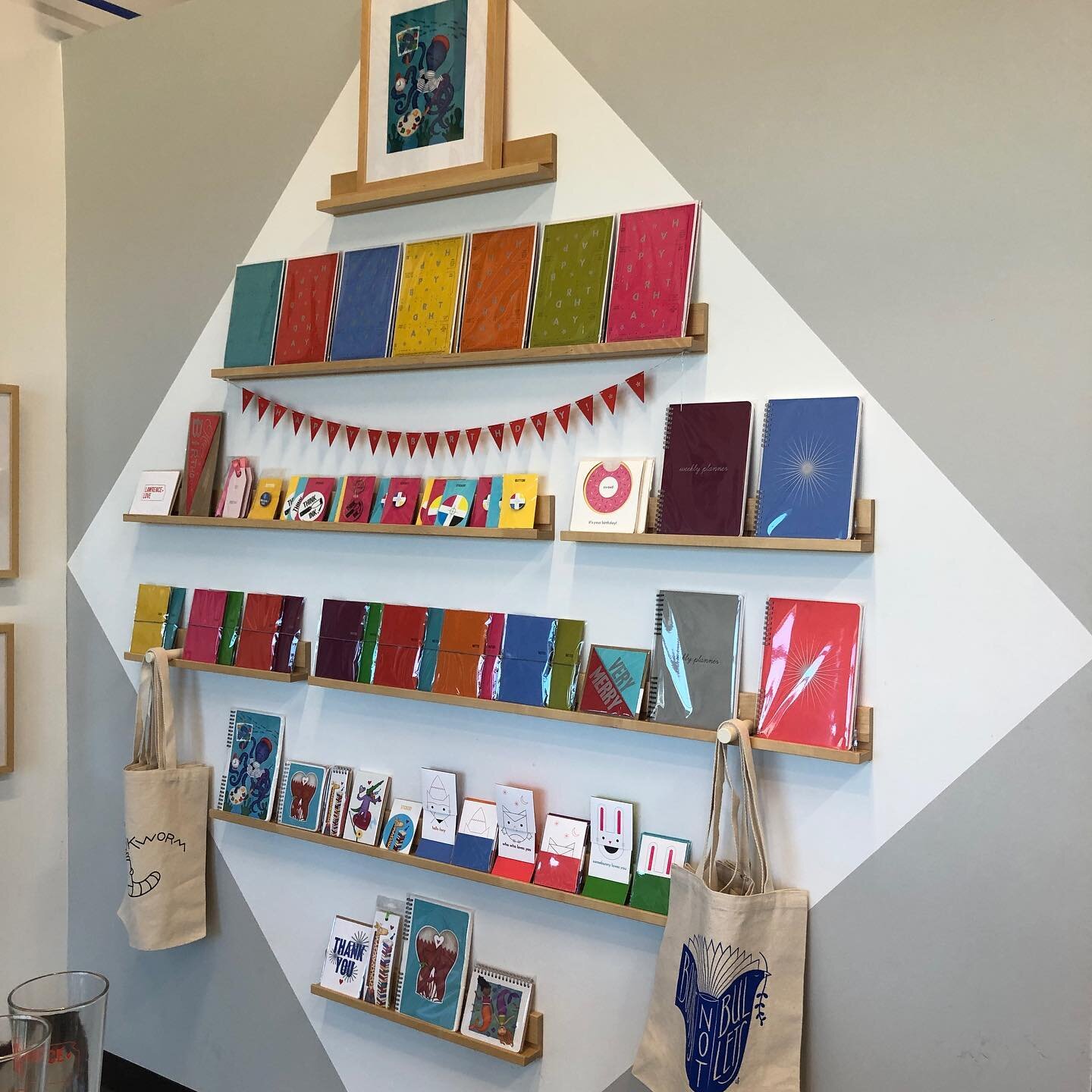 The studio &amp; shop is open today for holiday shopping! Come on by, we will be here until 5 pm. Paper goods aplenty by yours truly, metal magic by  @margojanemetal and our collaborative @lawrencelovegoods items are here, too! #holidayshopping #shop