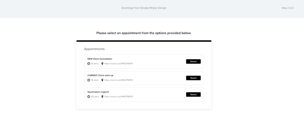 How to add online booking to your Squarespace website — Simply Whyte Design how-to-add-online-booking-to-your-squarespace-website-simply-whyte-design