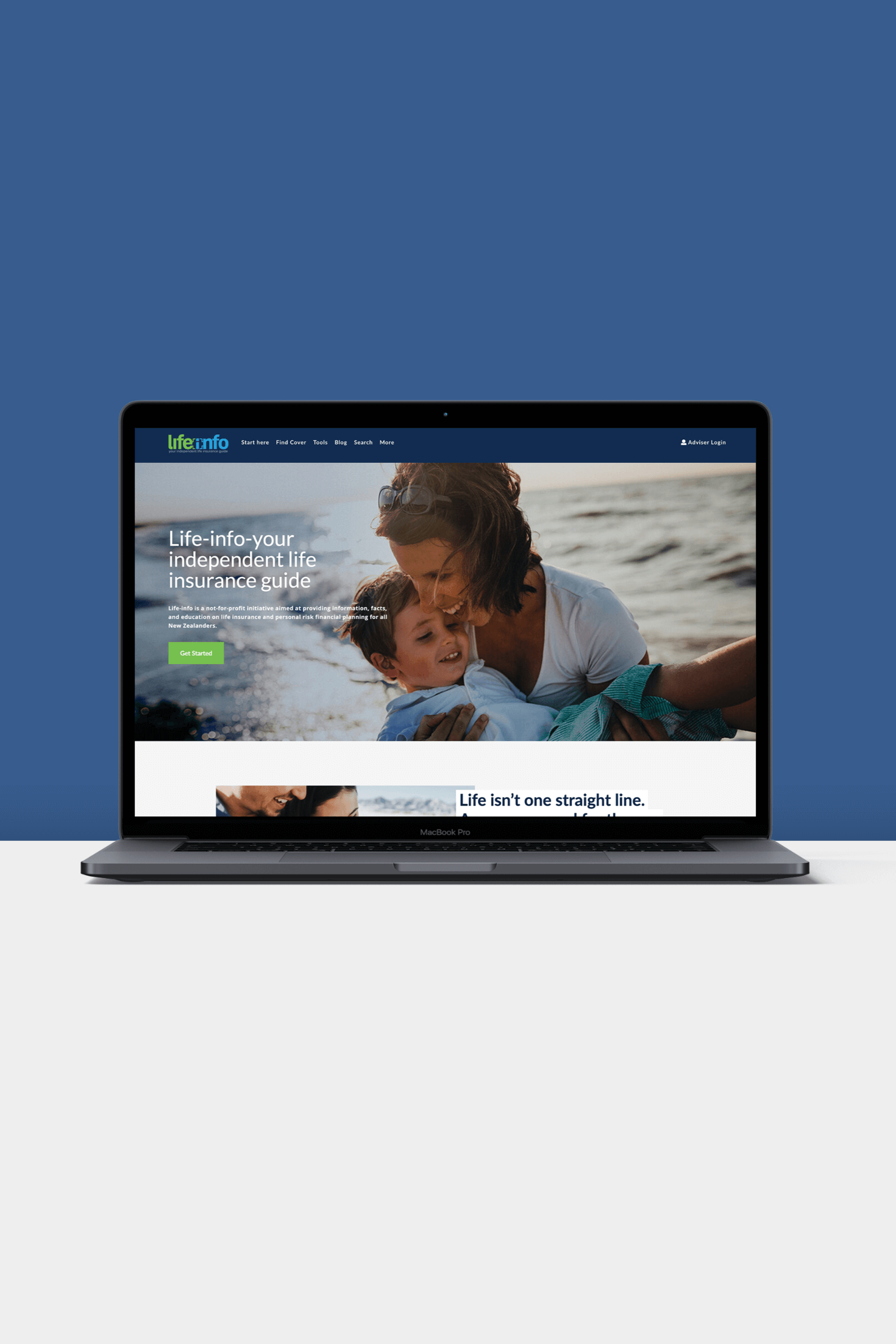 Life-Info Squarespace Website re-design — Simply Whyte Design