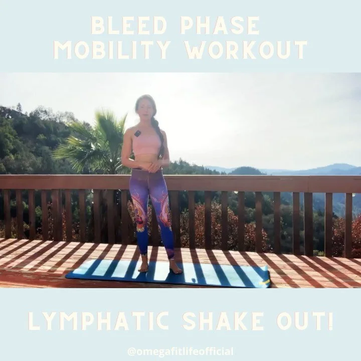 Go from #periodcramps #bloating and #puffiness in your 🩸 #bleedphase 🩸to feeling relieved, flexible and calm. 🧘🏻&zwj;♀️ 

⬇️SAVE⬇️ this post for you next menstrual phase and ➡️SHARE➡️ this post with a fit minded friend who wants to know how to wo