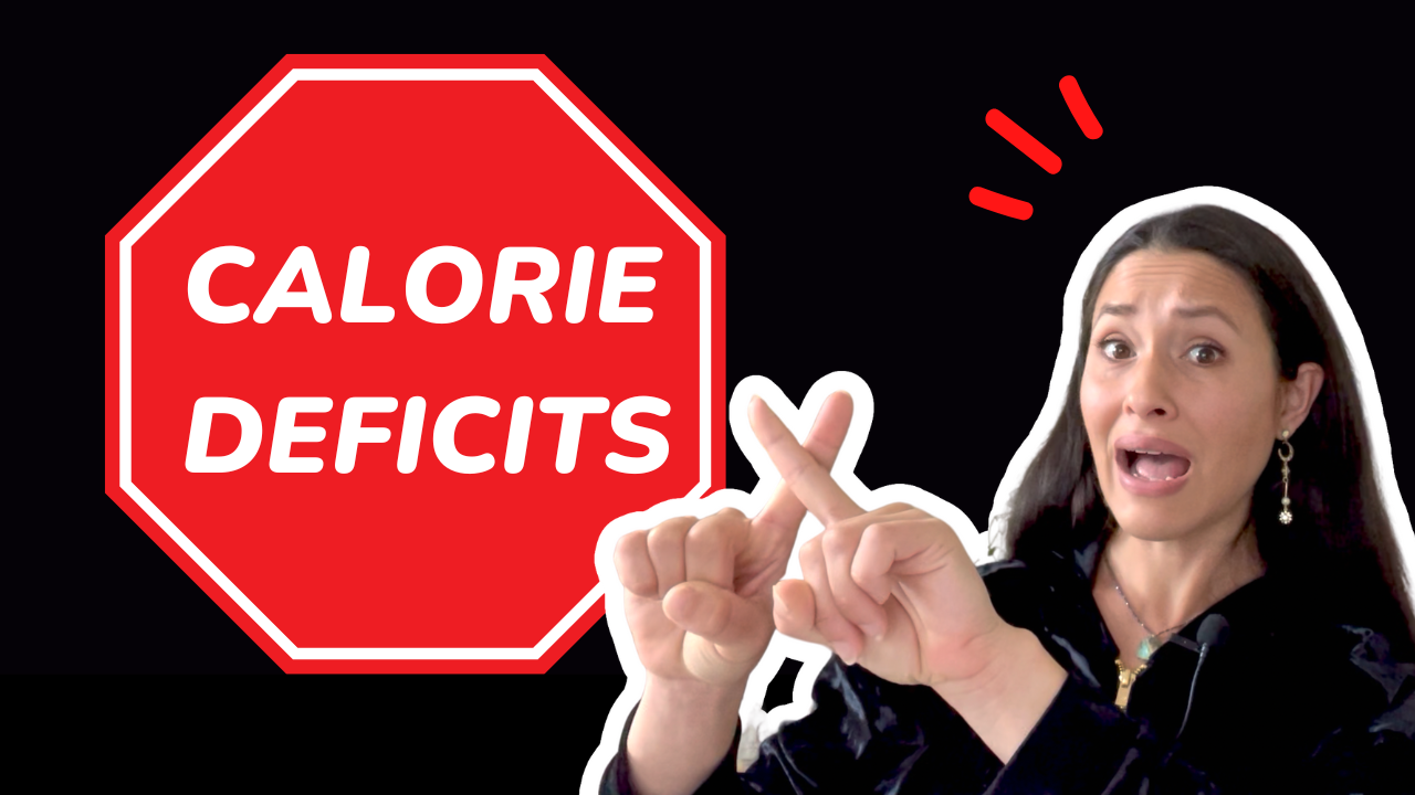 How calorie deficit impact your female, clients hormones