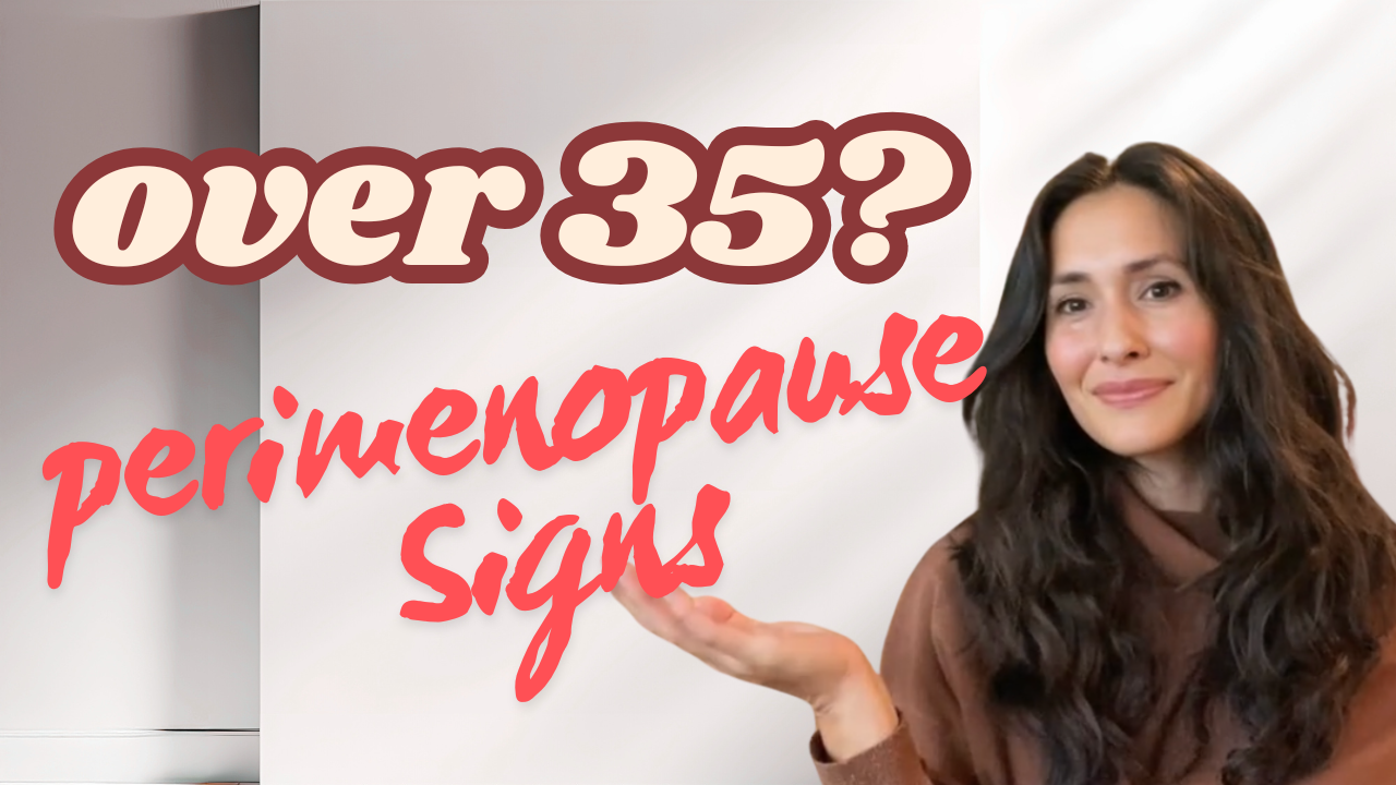 WARNING: Luteal phase changing? Look at these 3 perimenopause signs.
