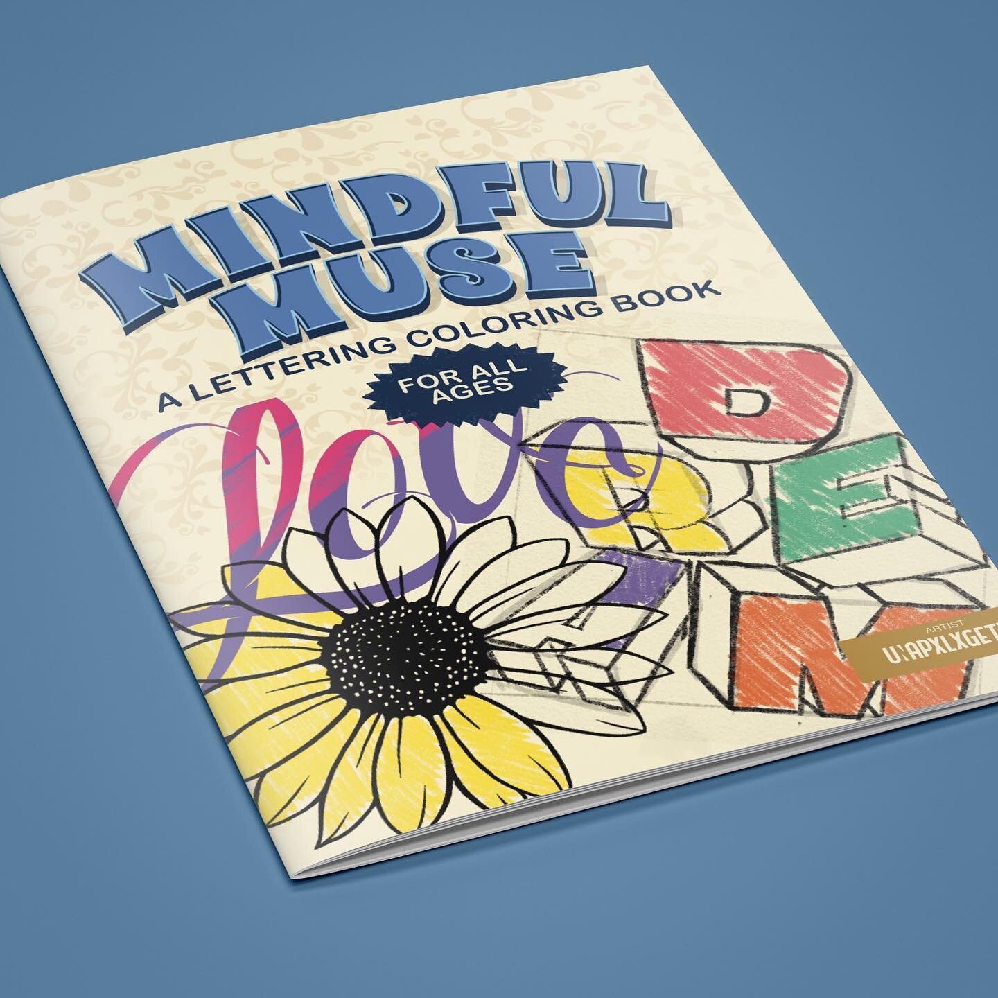 It&rsquo;s finally here!! my very first mindful lettering coloring book 📚🖍️ 

A compilation of past lettering projects that I&rsquo;ve done, carefully selected and now available to you in a coloring book format.

Why did I create Mindful Muse?

I s