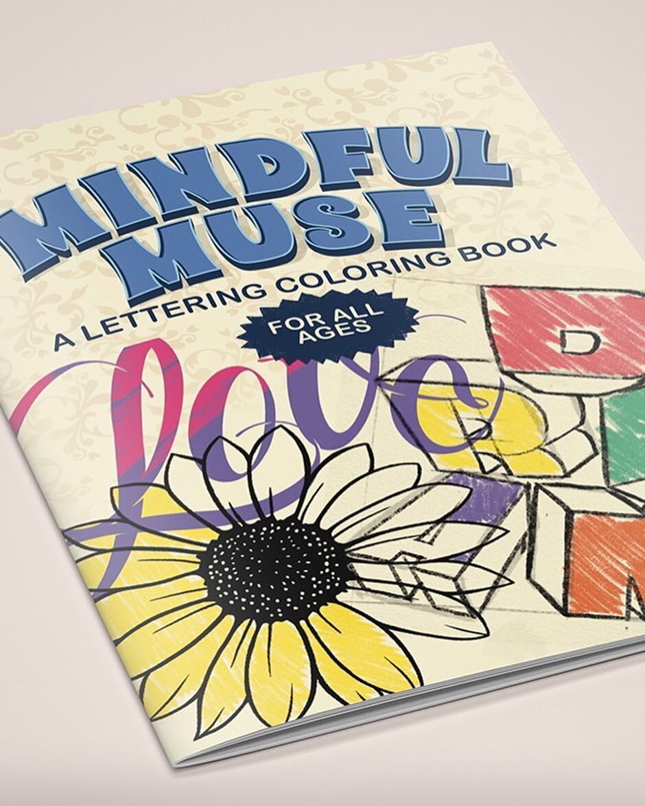 Mindful Muse now available online. This is a coloring book of my past handlettering projects 📚🖍️ 

Benefits Mindful Muse?

Help you overcome stress, anxiety, procrastination, analysis paralysis, or self-doubt, you&rsquo;ll have a more artistic &amp